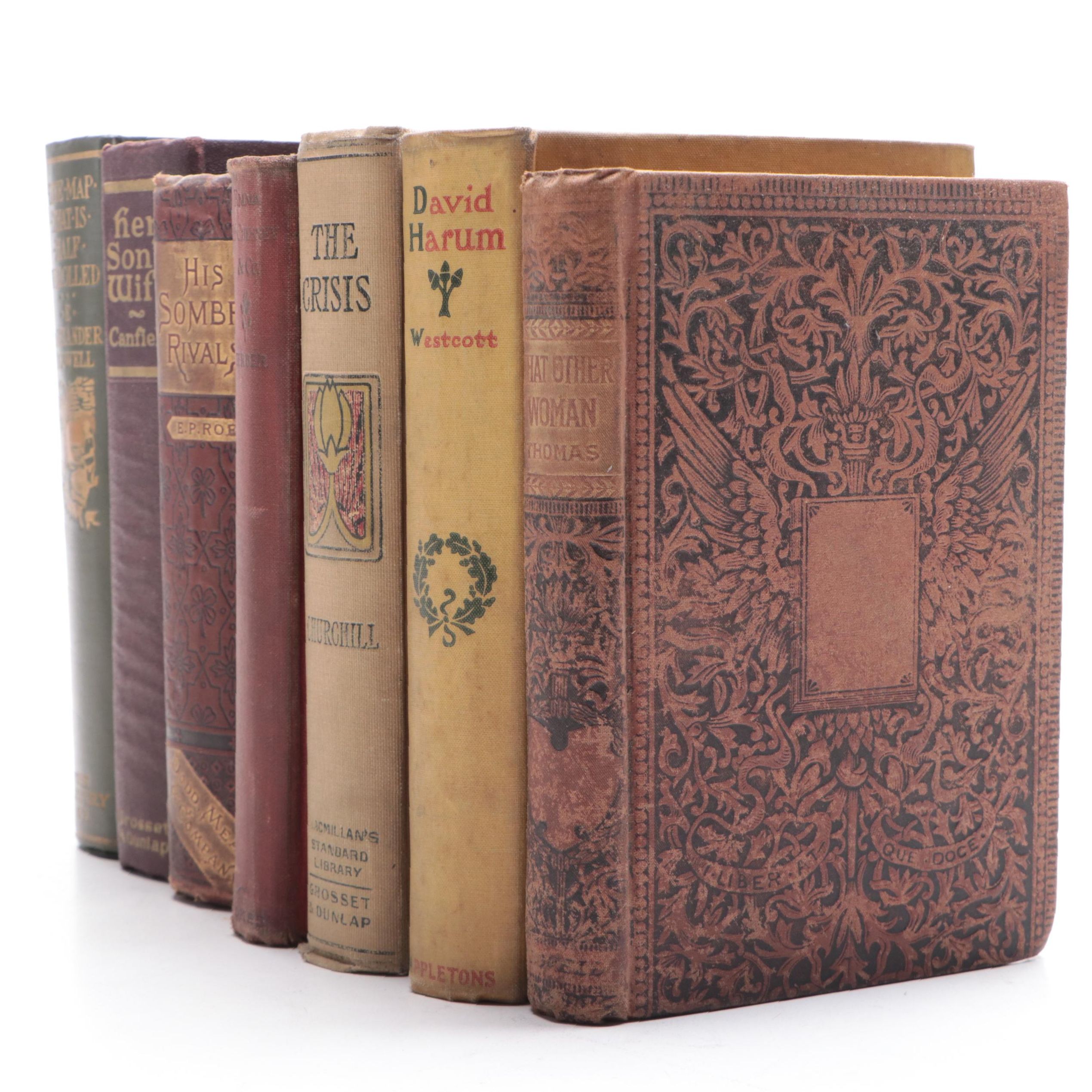 Illustrated "The Crisis" by Winston Churchill and More, Late 19th/ Early 20th C.