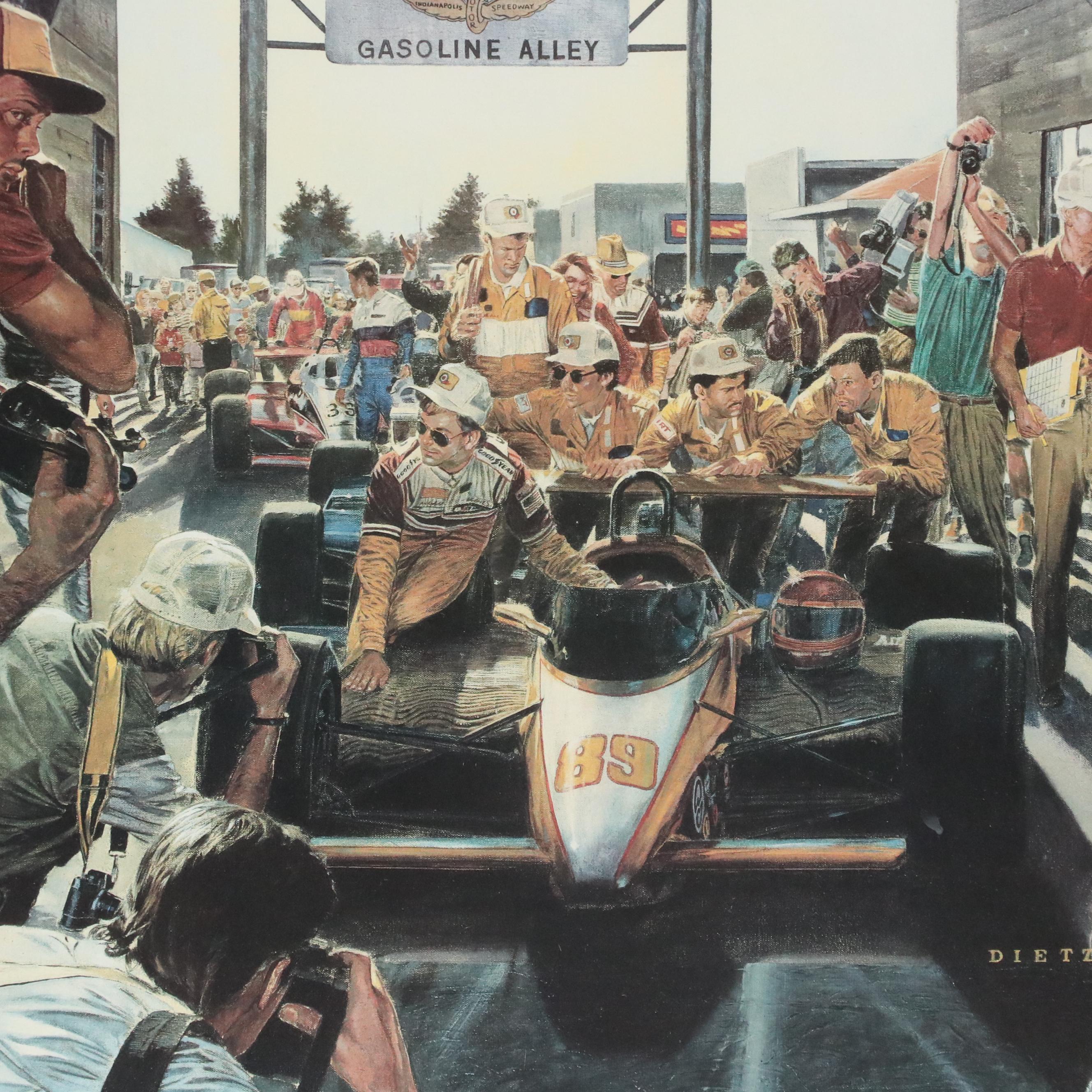 73rd Indianapolis 500 Offset Lithograph Commemorative Poster