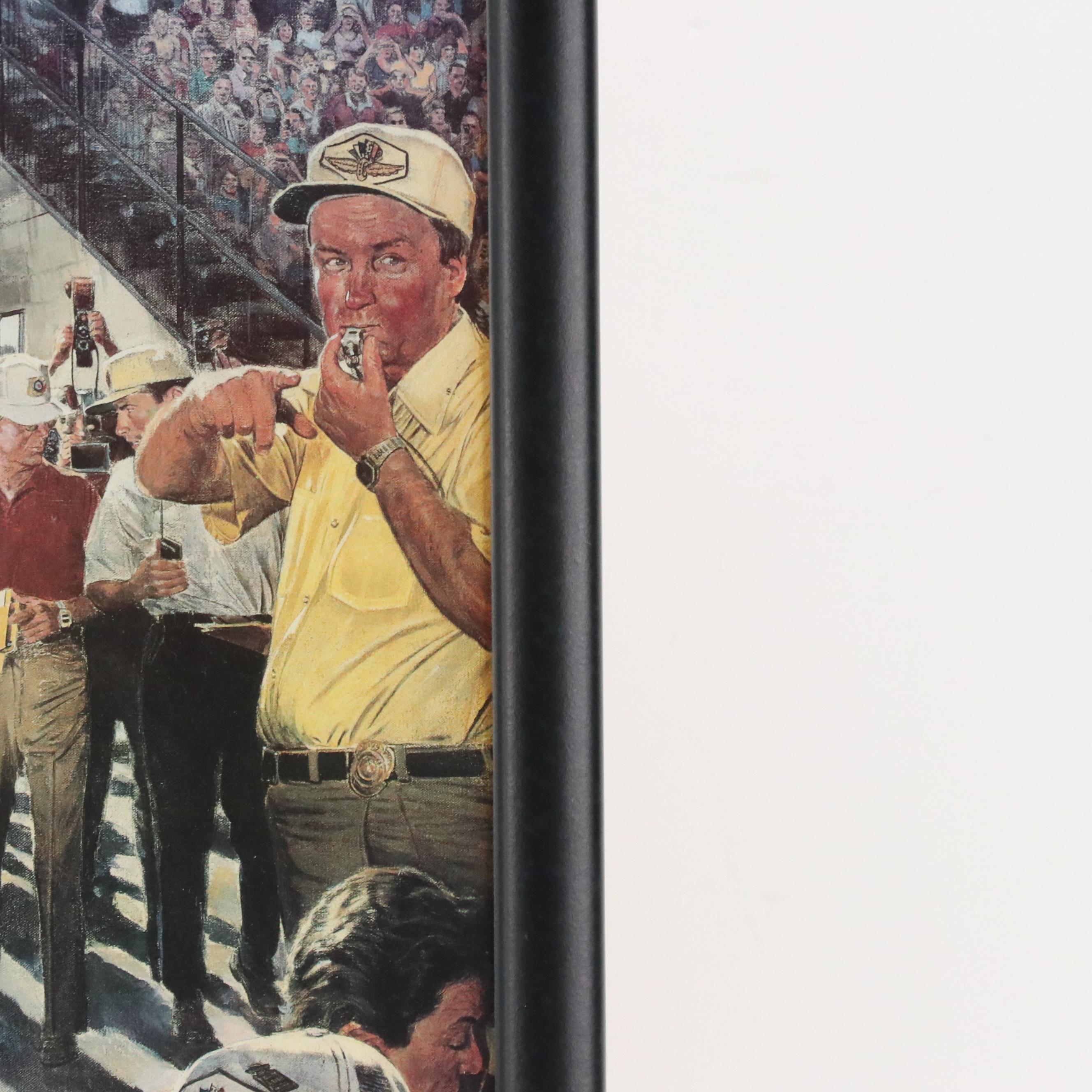 73rd Indianapolis 500 Offset Lithograph Commemorative Poster