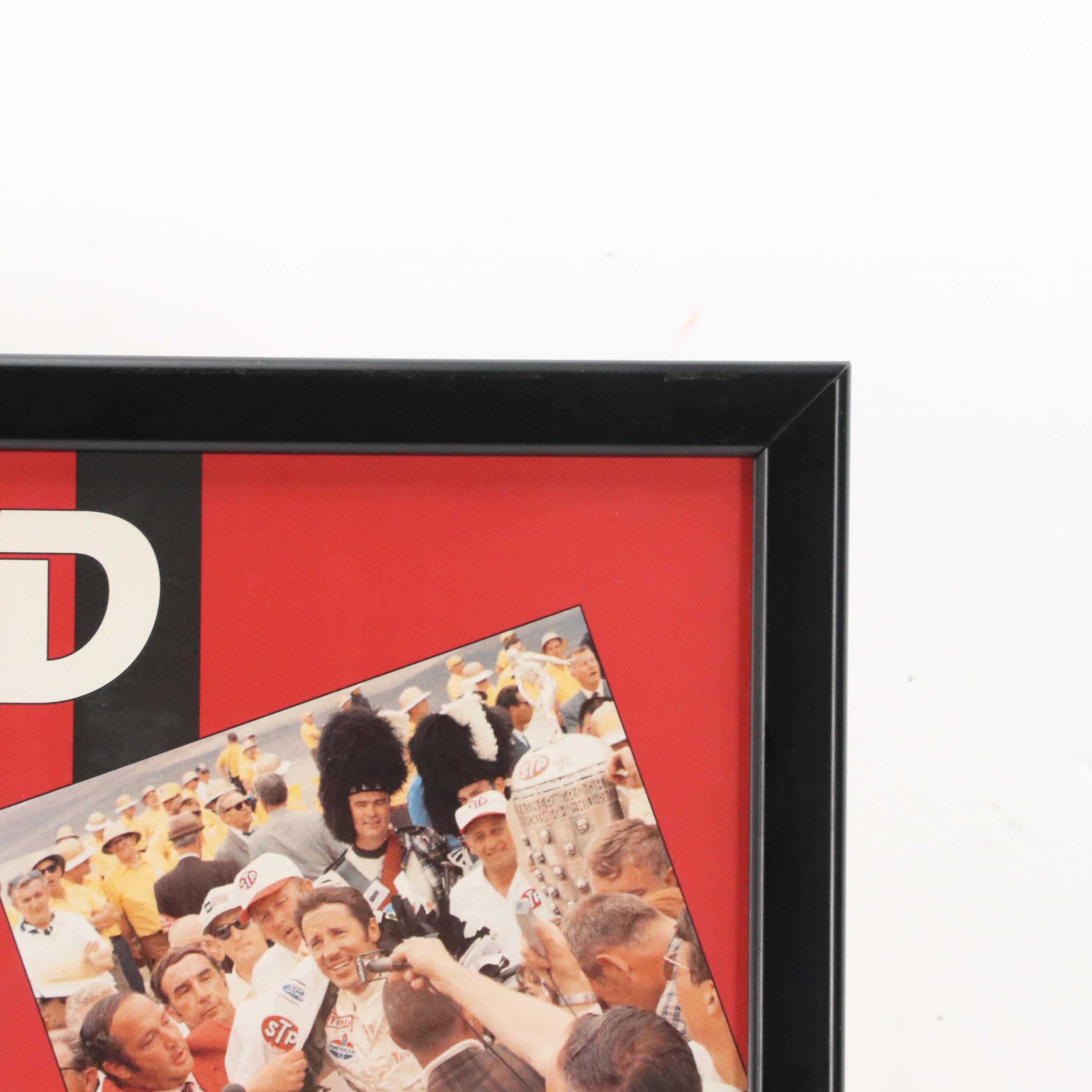 Mario Andretti Offset Lithograph Poster "Legend of Indy"