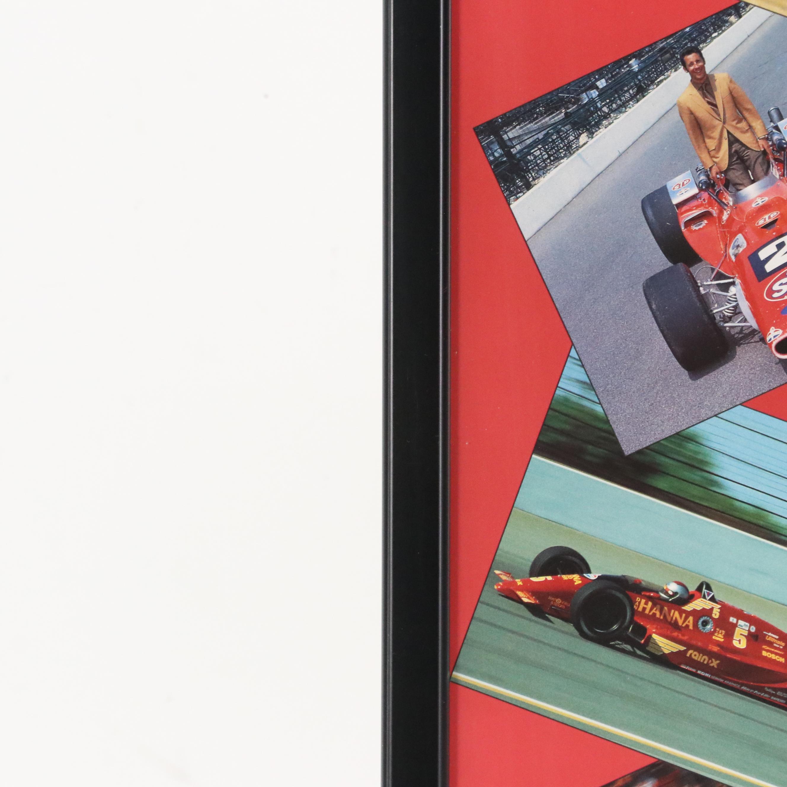 Mario Andretti Offset Lithograph Poster "Legend of Indy"