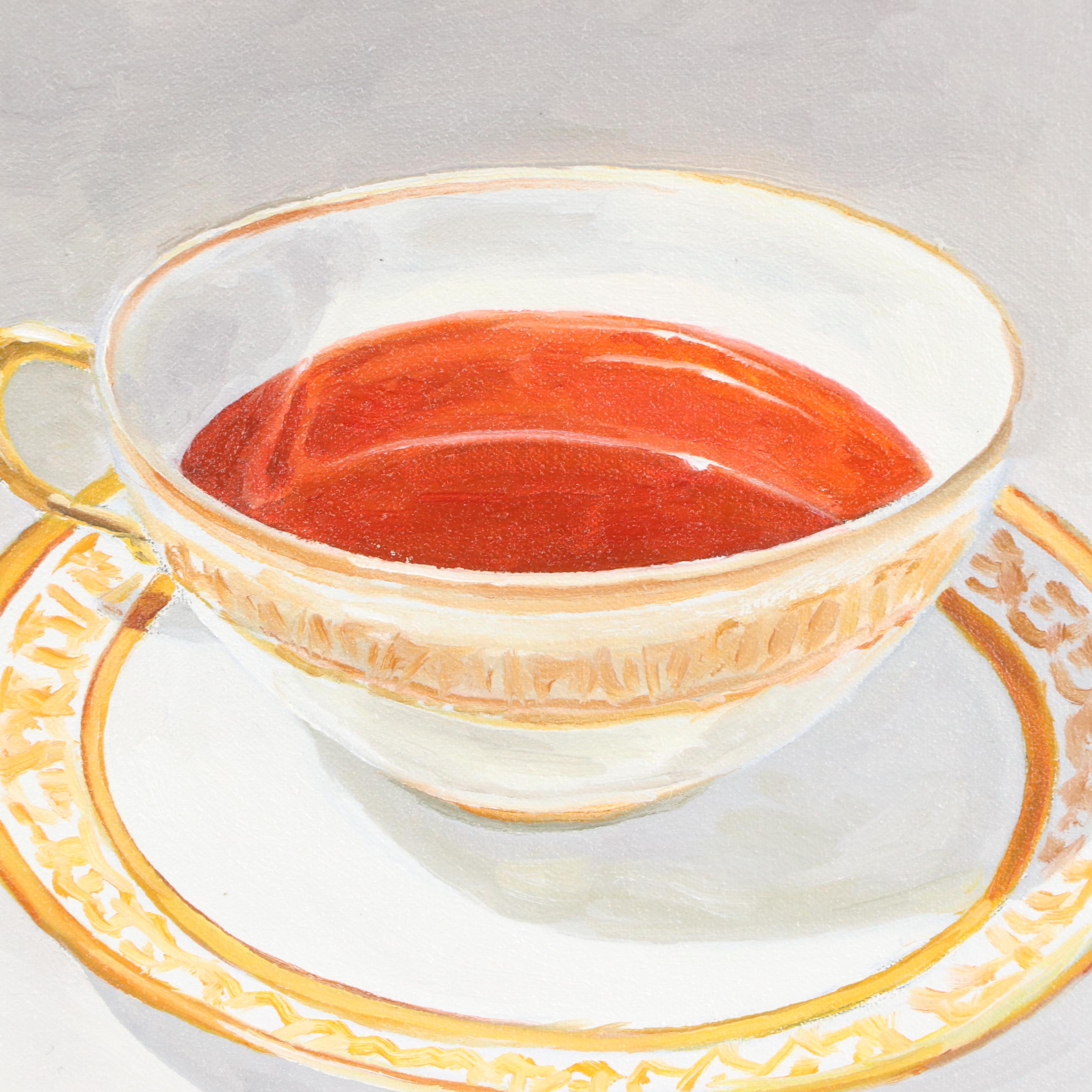 Peter Lentini Still Life Oil Painting "Limoges," 21st Century