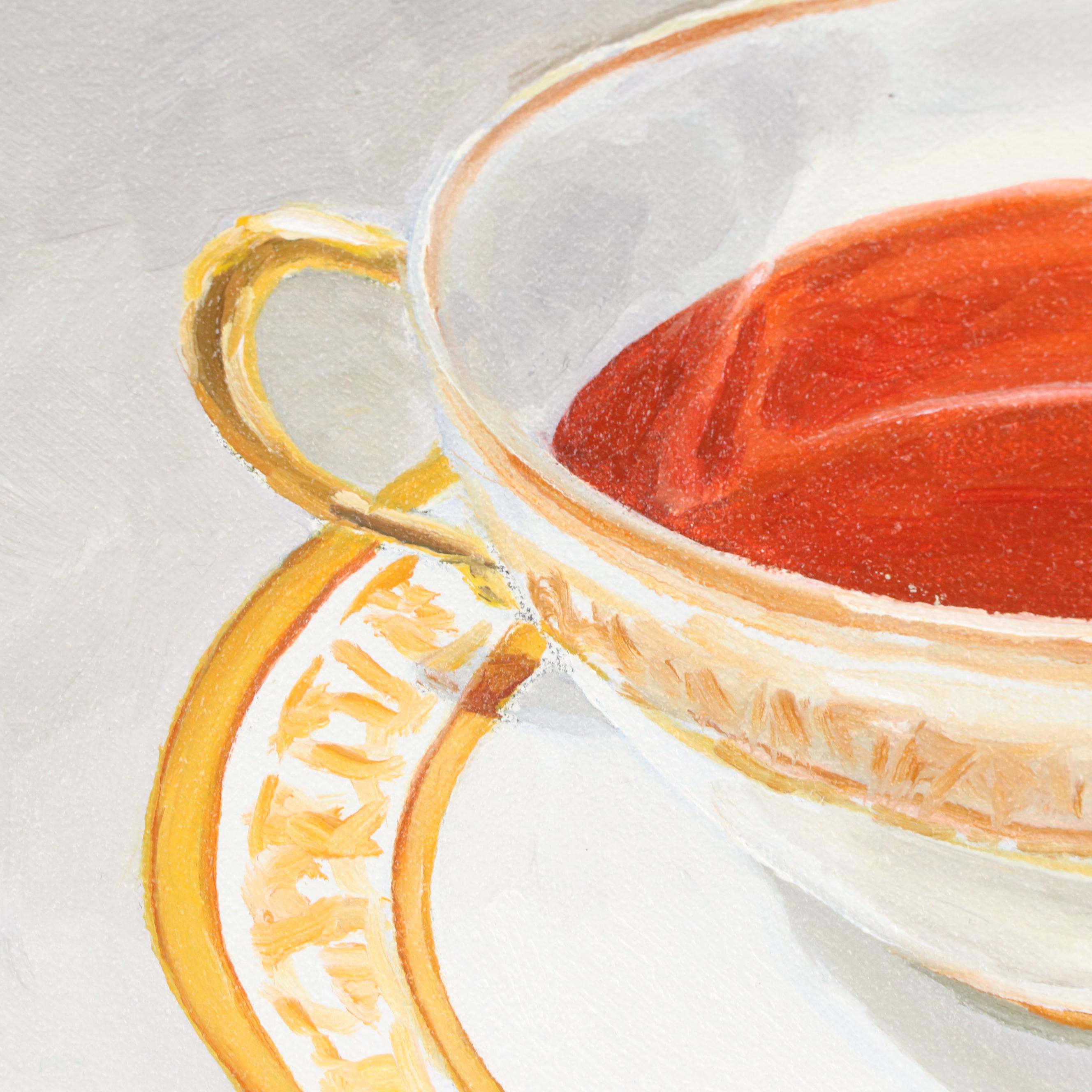 Peter Lentini Still Life Oil Painting "Limoges," 21st Century