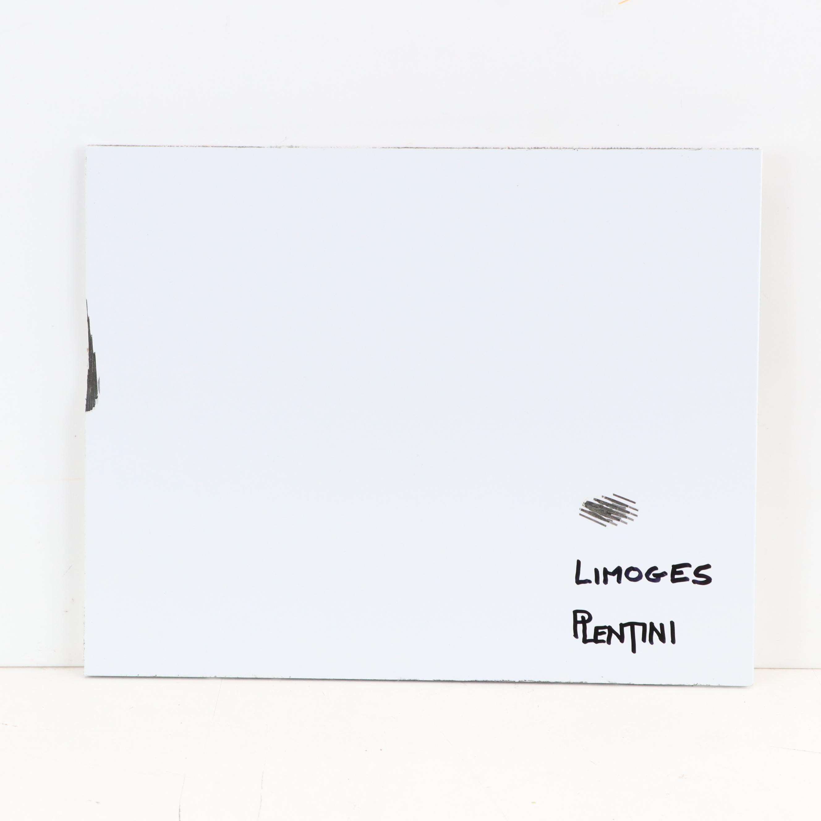 Peter Lentini Still Life Oil Painting "Limoges," 21st Century