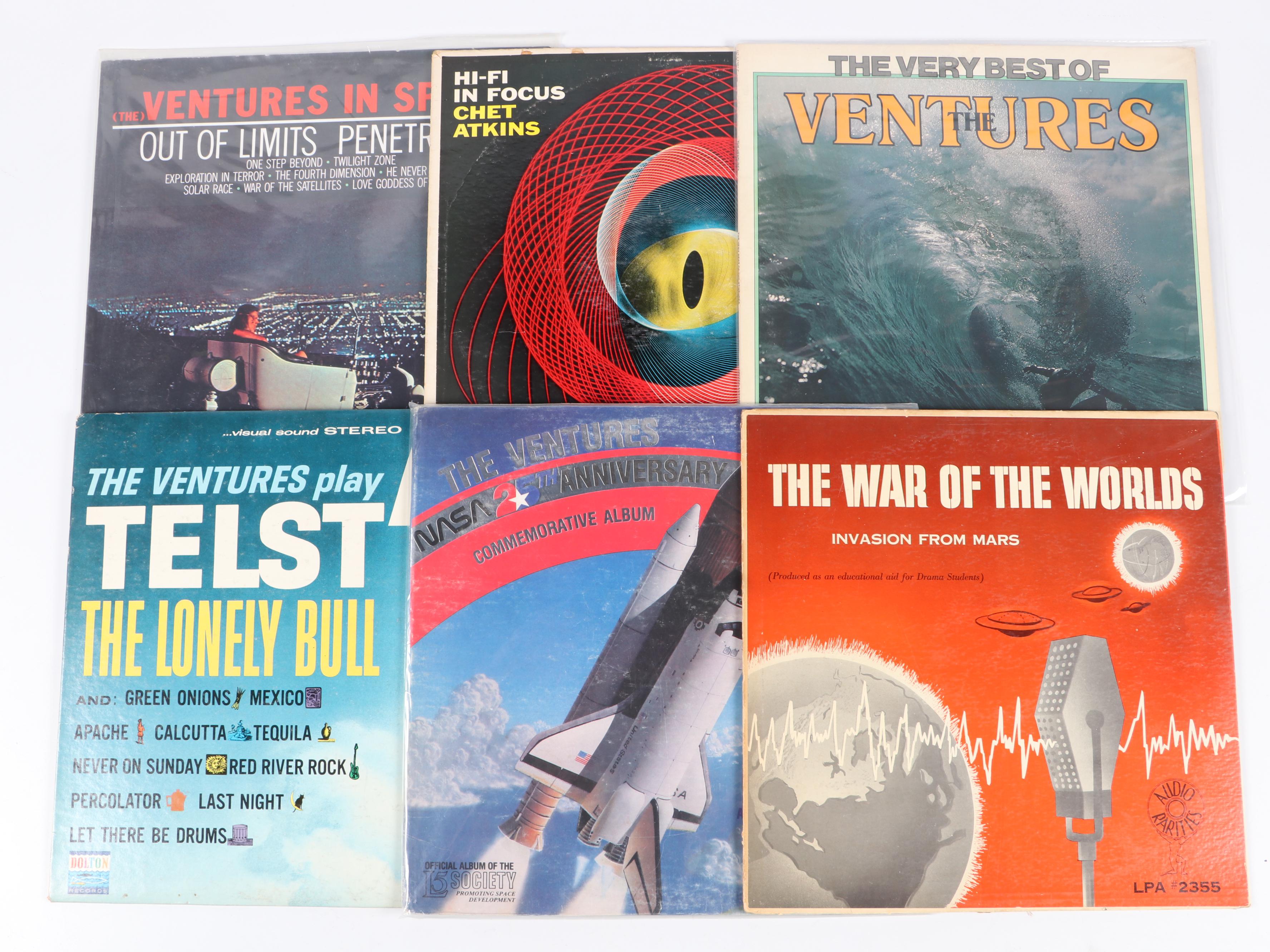 "Star Trek," The Ventures, Chet Atkins, and More Vinyl Record Albums