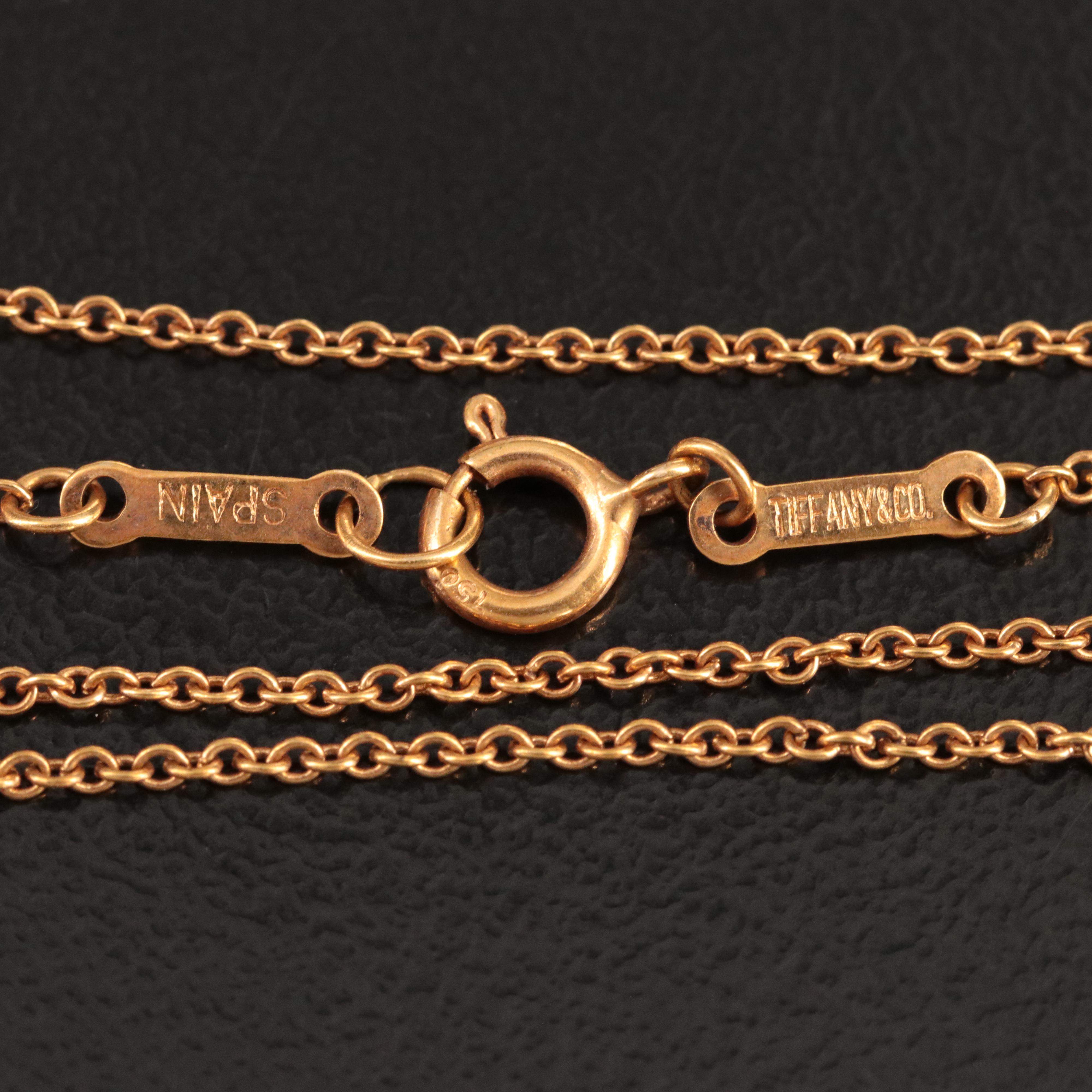 Elsa Peretti for Tiffany & Co. 18K Open Heart Necklace