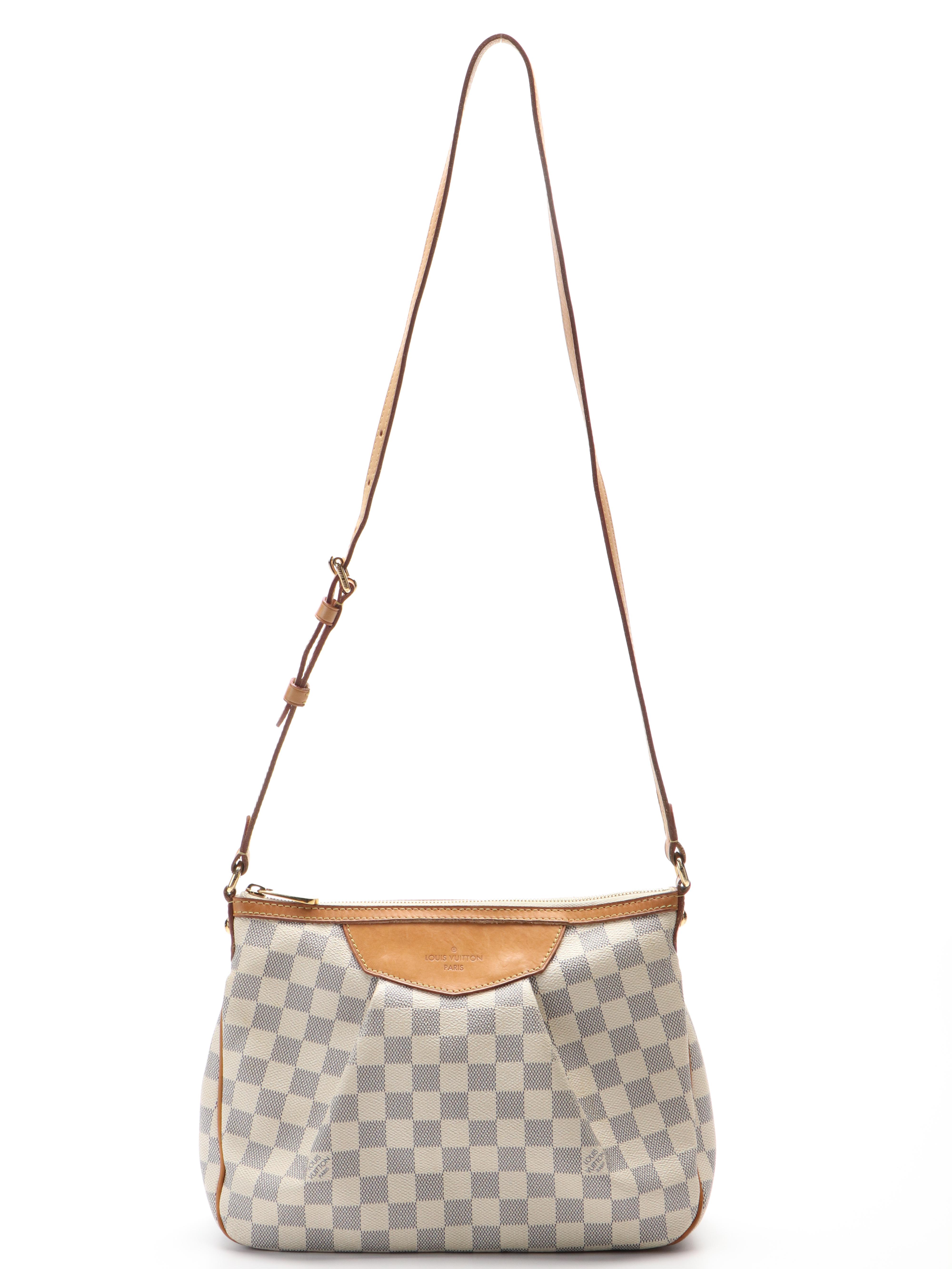 Louis Vuitton Damier Azur Siracusa PM Shoulder Bag