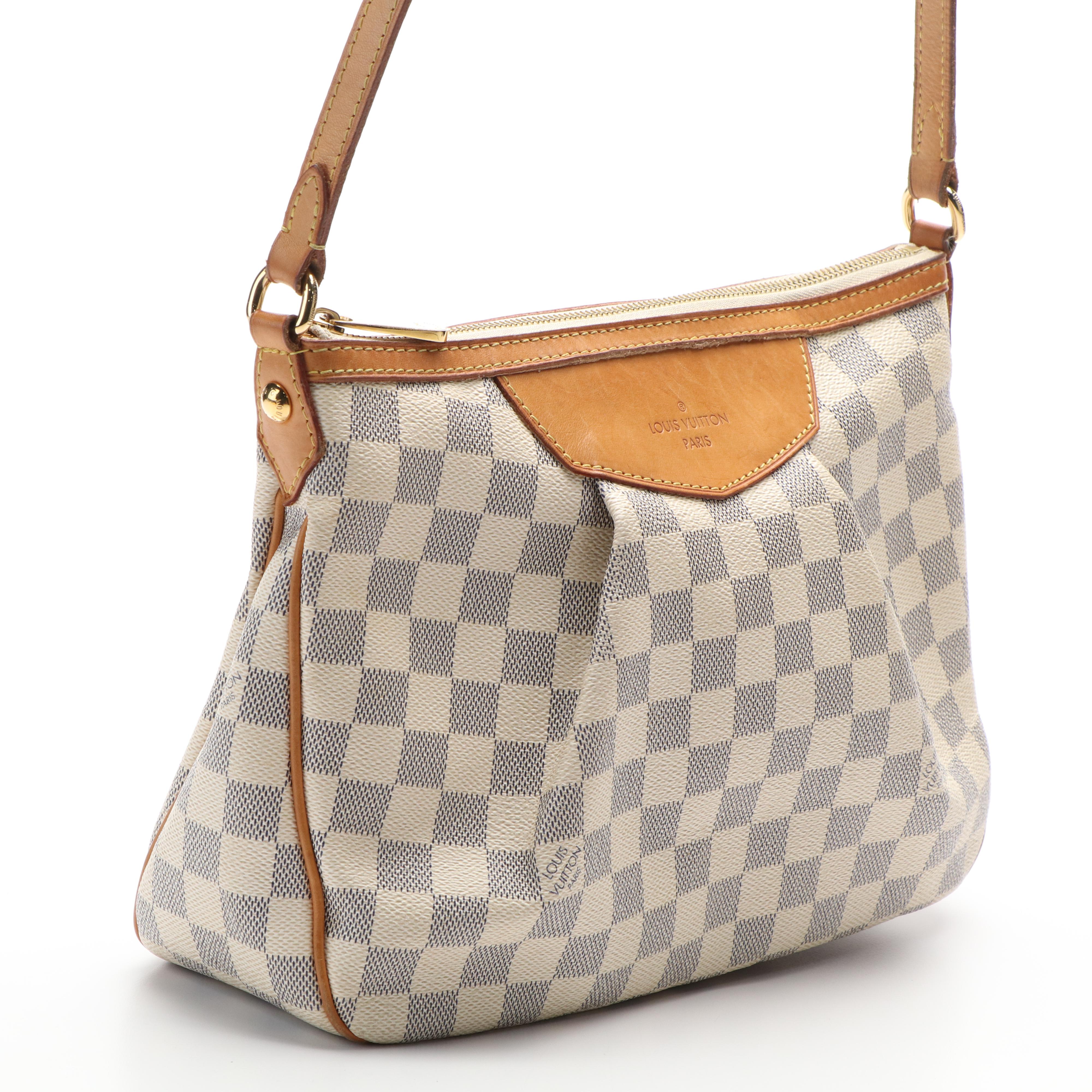 Louis Vuitton Damier Azur Siracusa PM Shoulder Bag