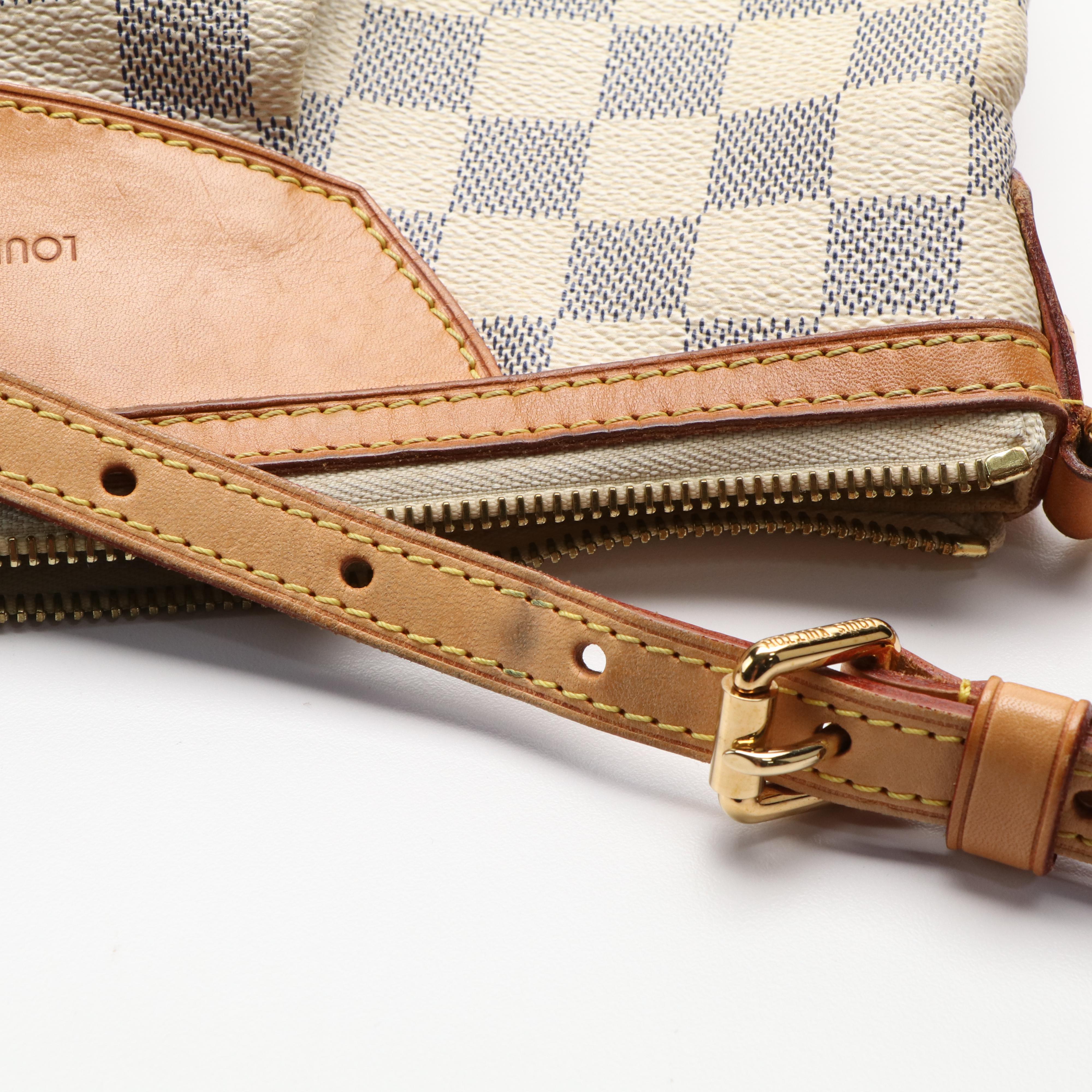 Louis Vuitton Damier Azur Siracusa PM Shoulder Bag