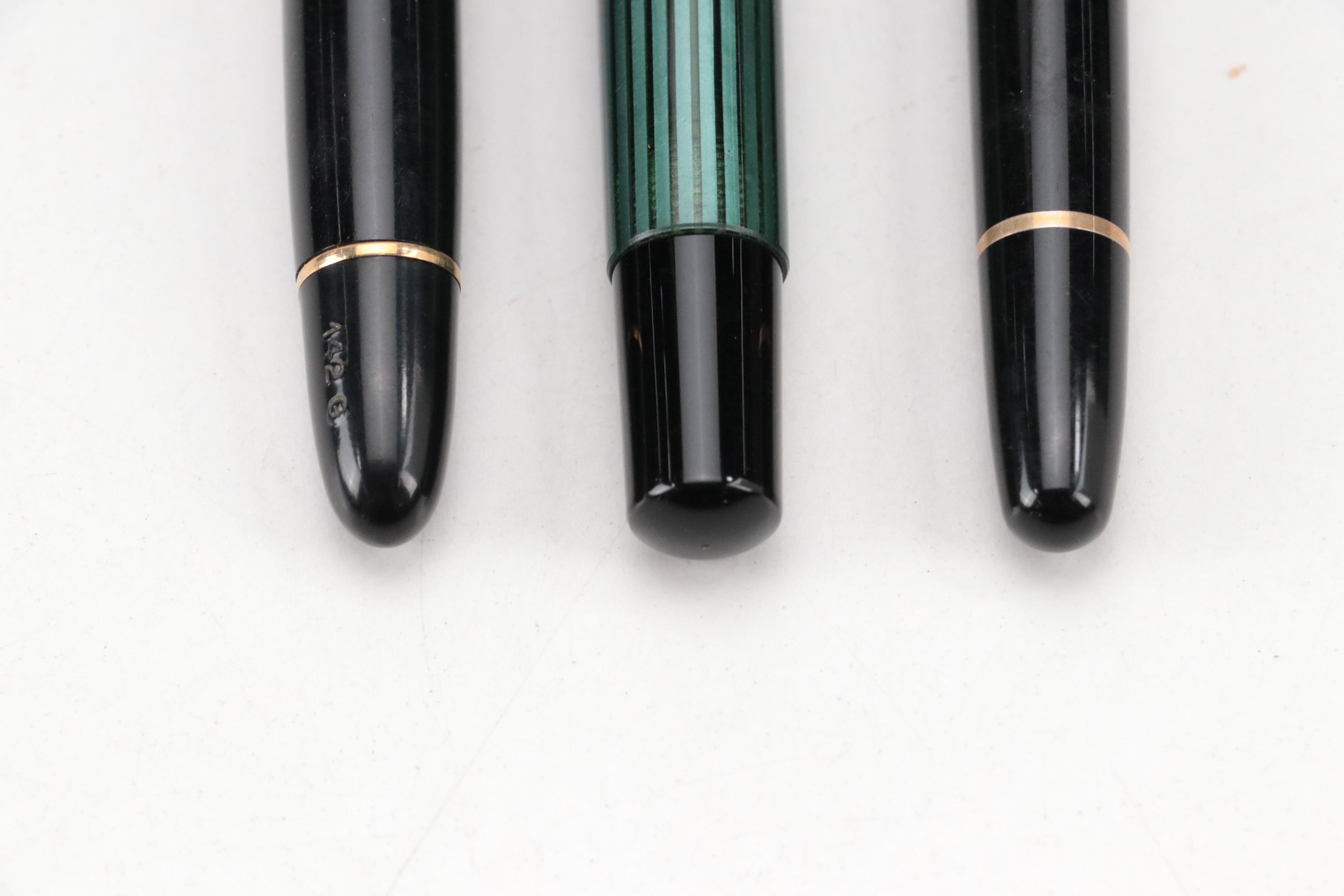 Montblanc Meisterstück 142G Fountain Pen with Pelikan and Other Pens