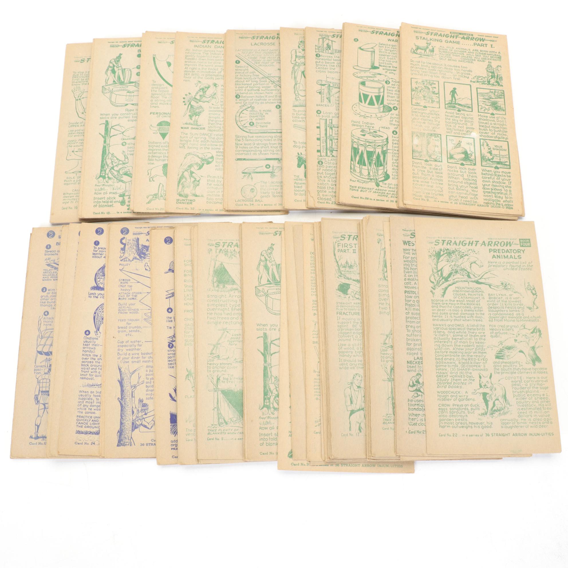 Nabisco "Straight Arrow" Cards and Other Educational and Novelty Cards