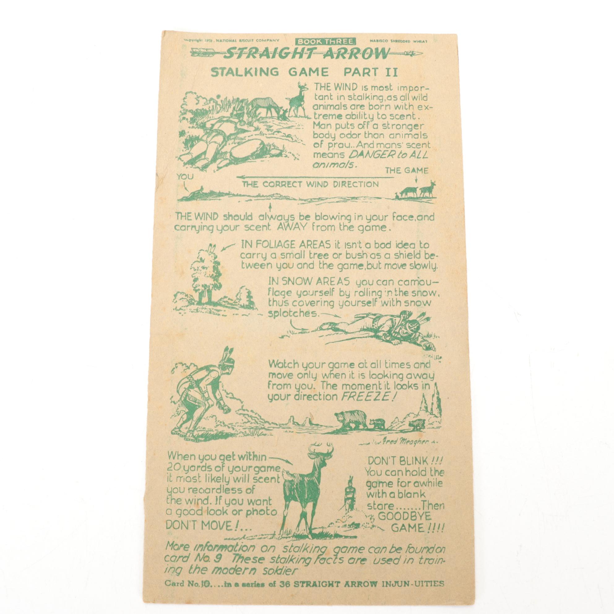 Nabisco "Straight Arrow" Cards and Other Educational and Novelty Cards