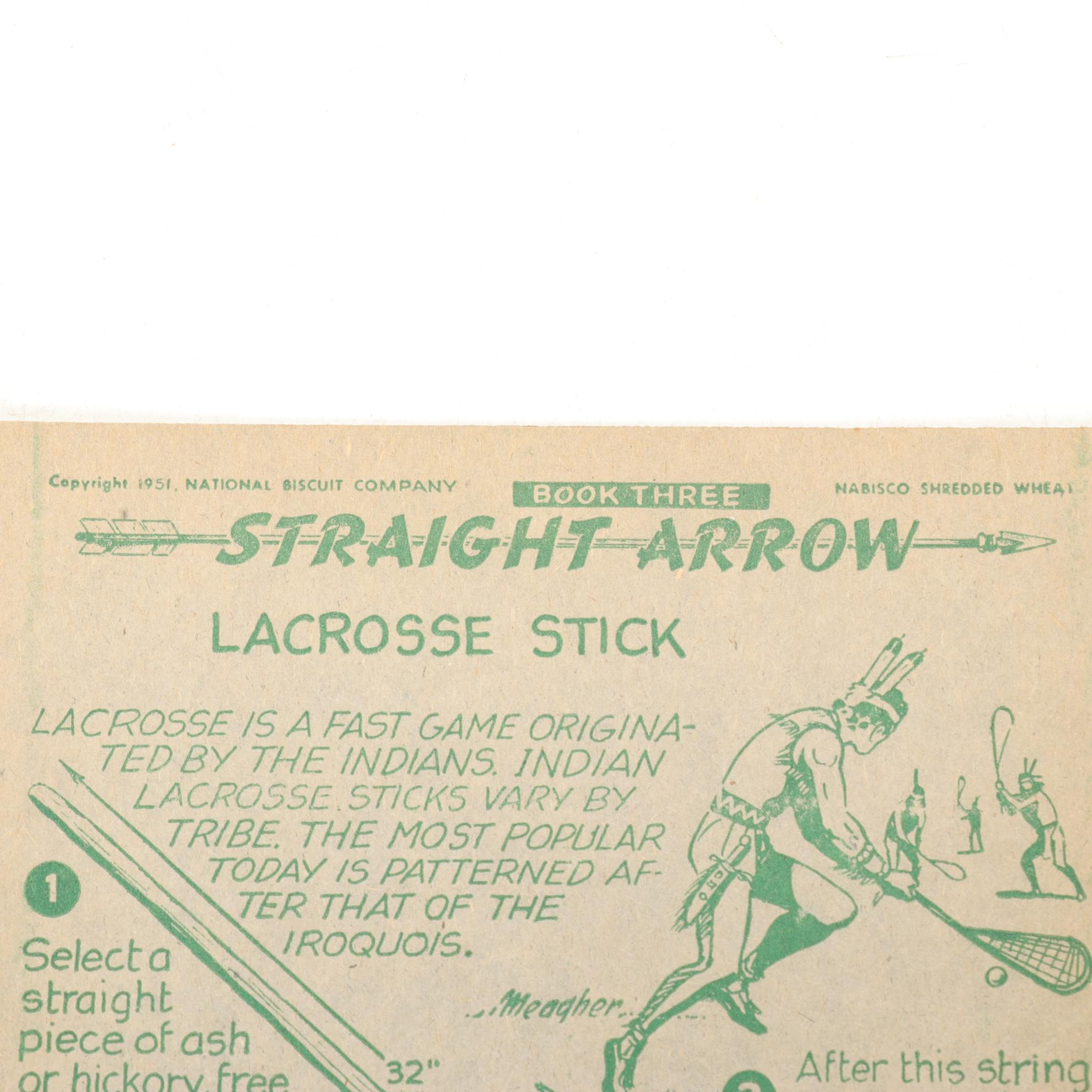 Nabisco "Straight Arrow" Cards and Other Educational and Novelty Cards