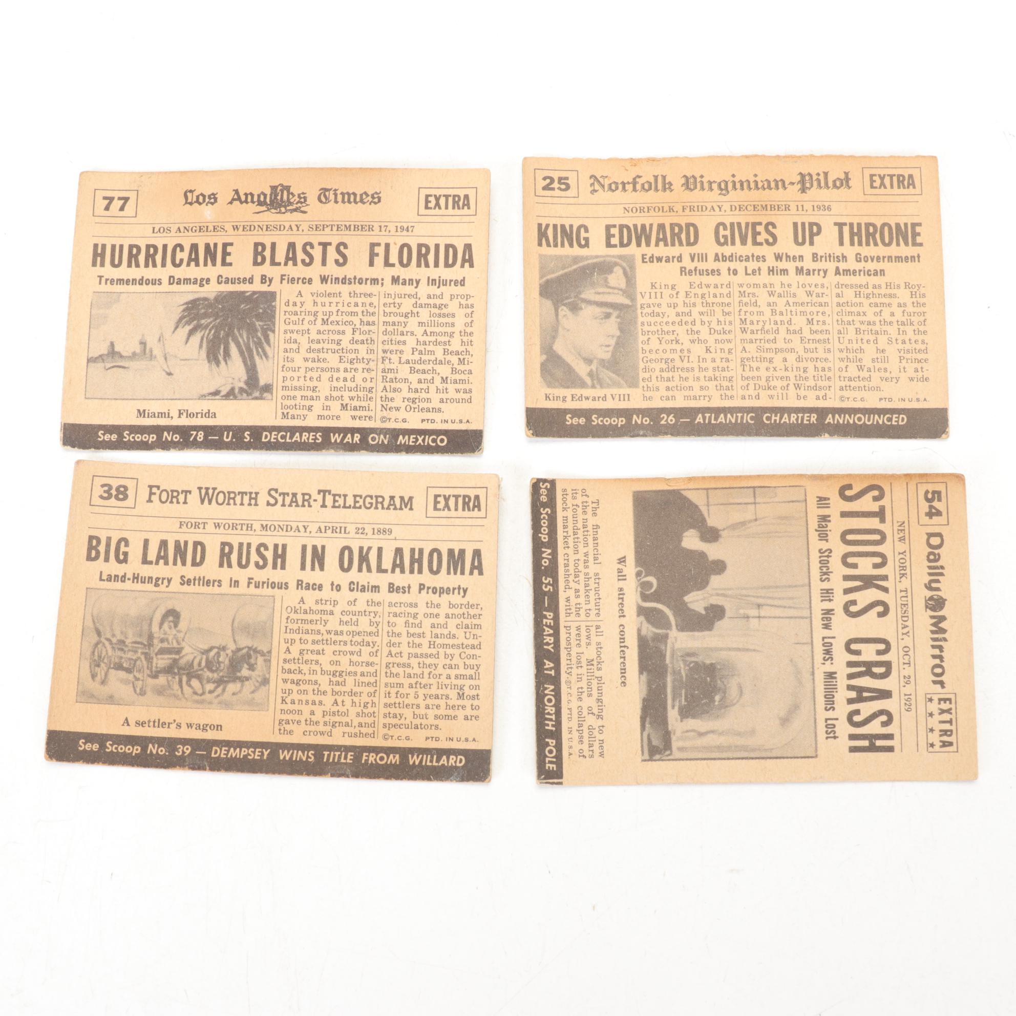 Nabisco "Straight Arrow" Cards and Other Educational and Novelty Cards