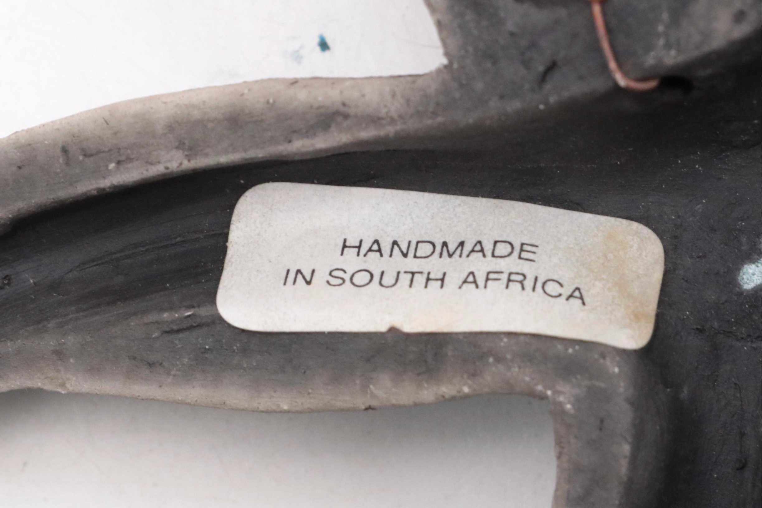 South African Art Pottery Seastar Wall Hangings with Clam Shell Décor