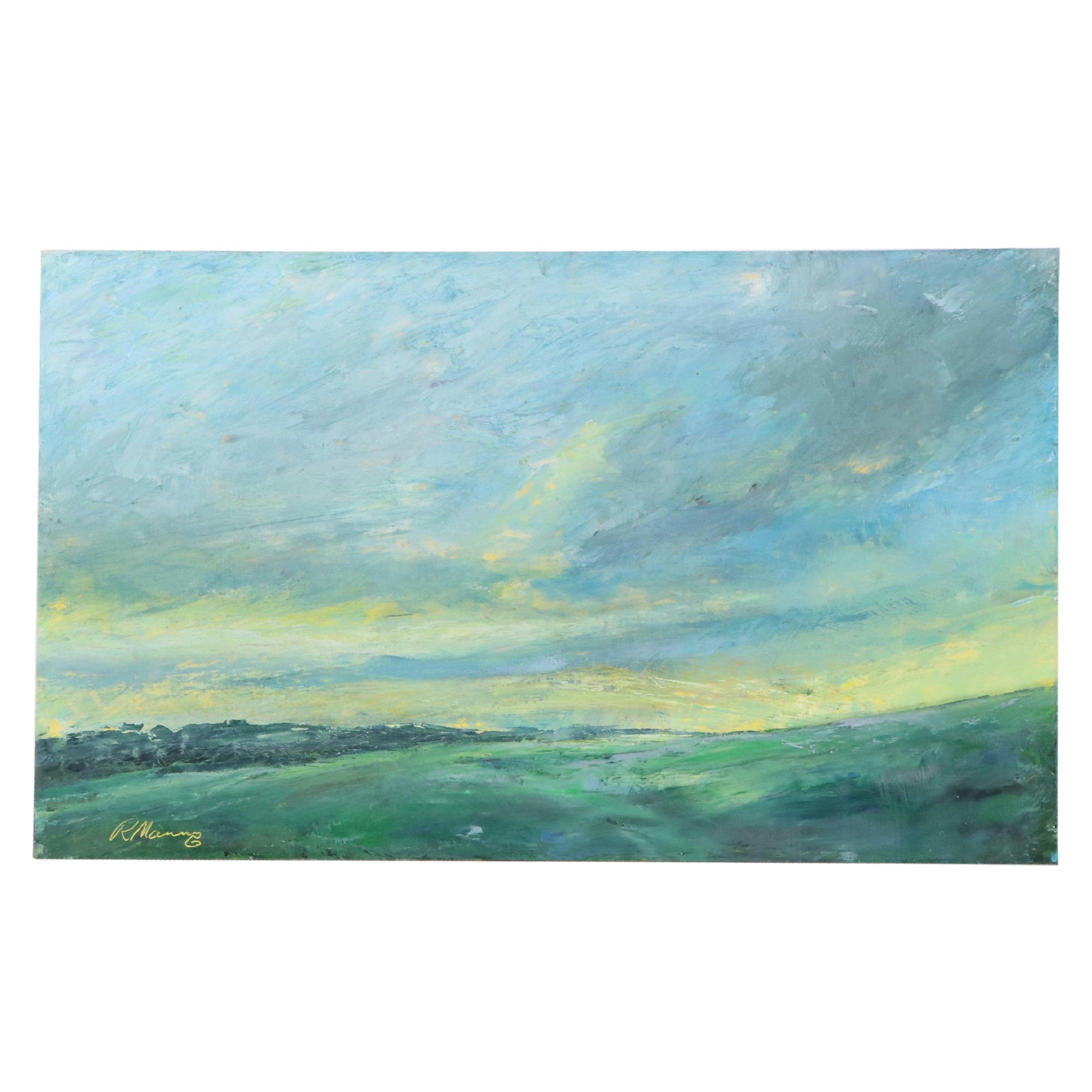 Rebecca L. Manns Landscape Oil Painting, 2021