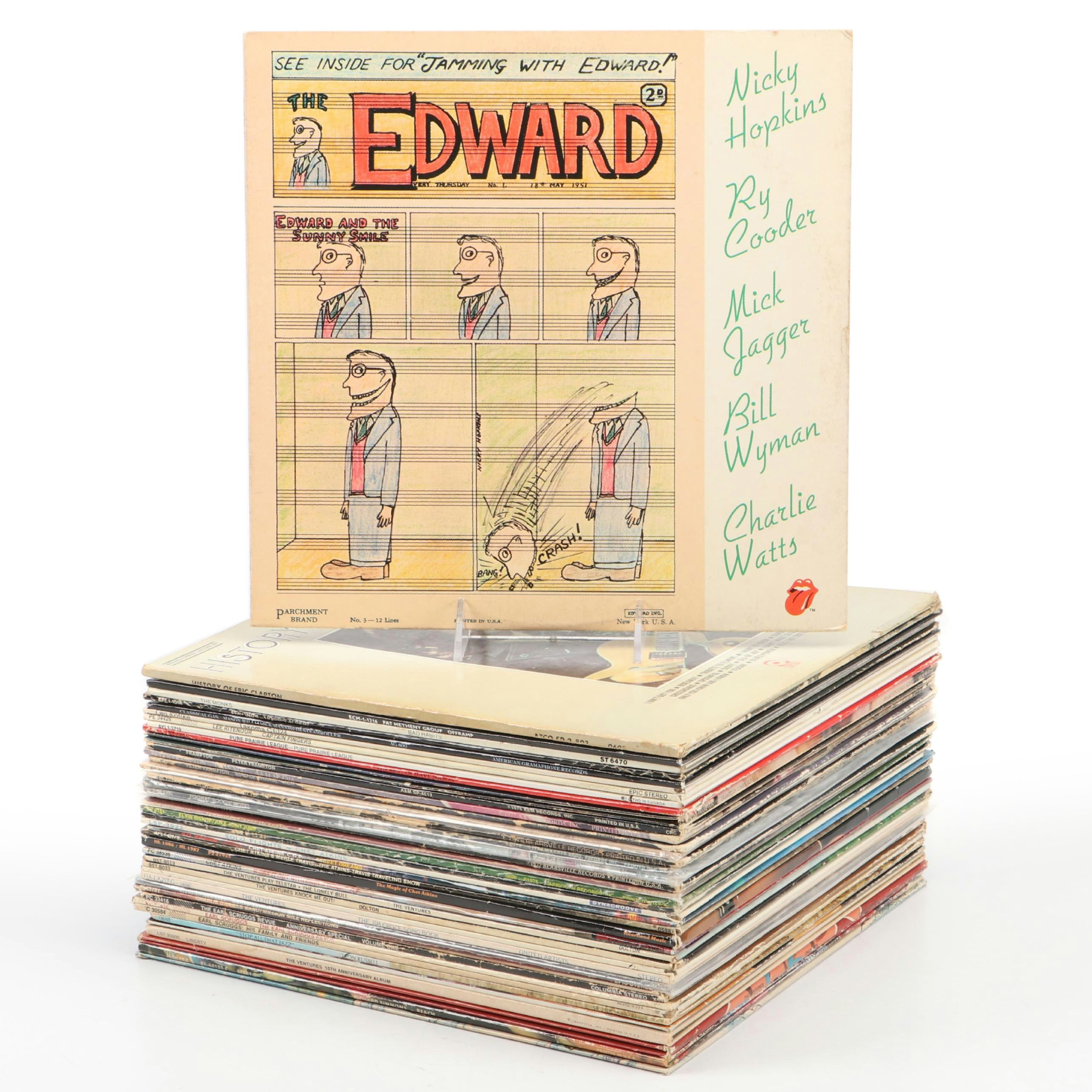 The Monks, Pure Prairie League, Eric Clapton, and More Vinyl Record Albums