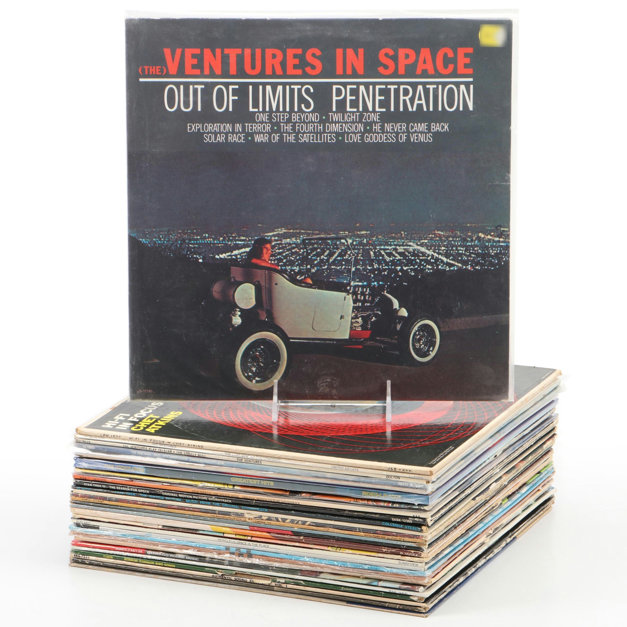 "Star Trek," The Ventures, Chet Atkins, and More Vinyl Record Albums