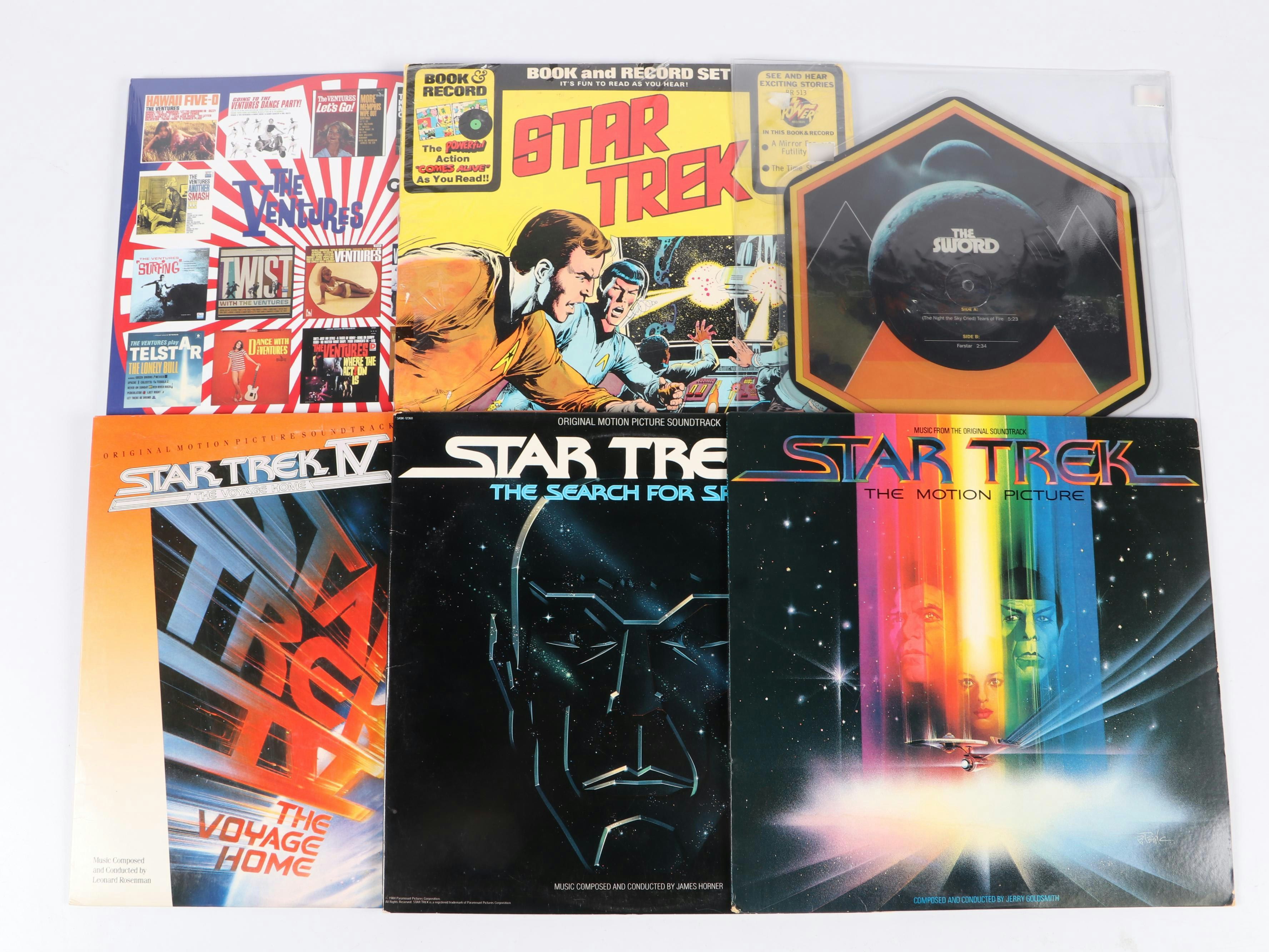"Star Trek," The Ventures, Chet Atkins, and More Vinyl Record Albums