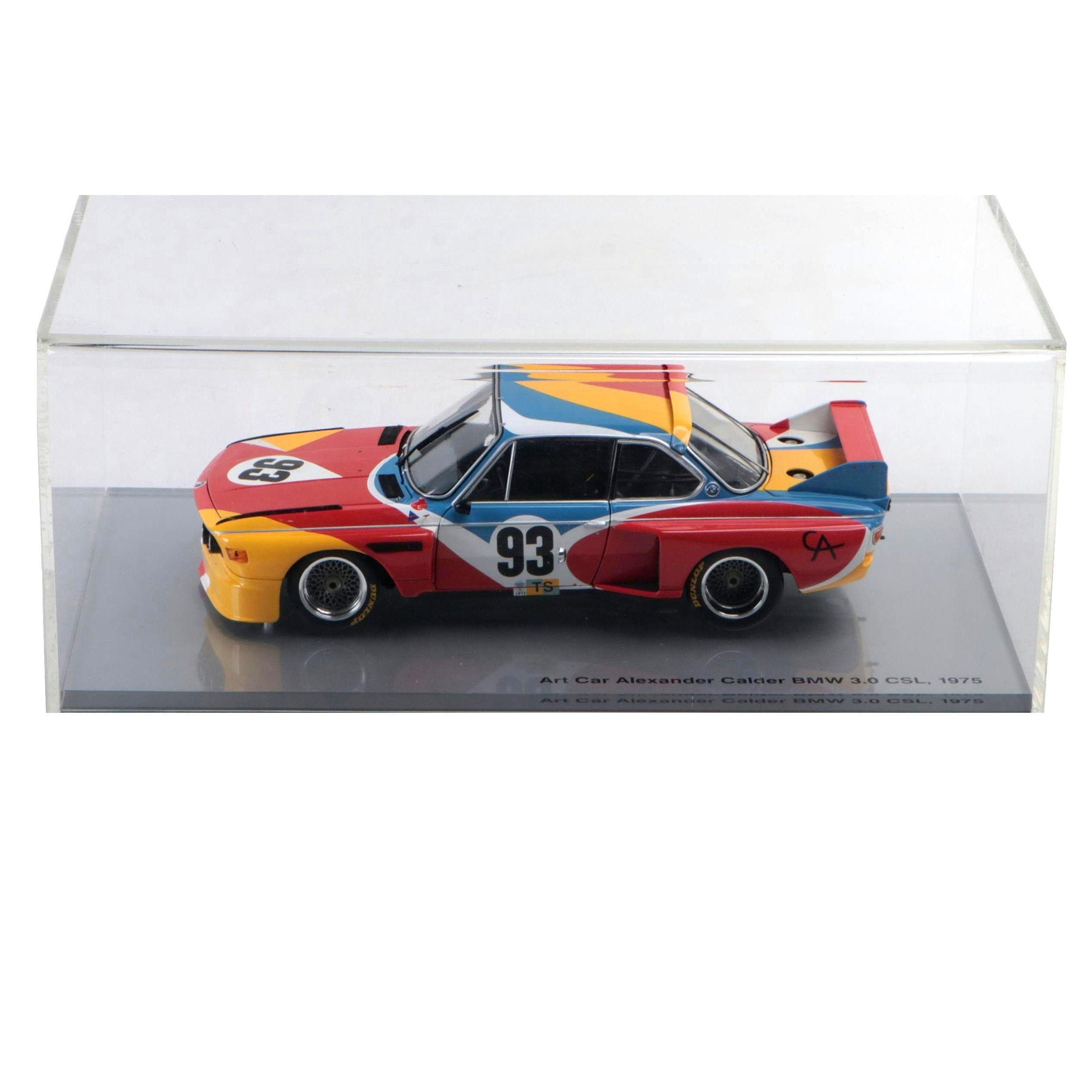 Alexander Calder 1975 BMW 3.0 CSL Diecast 1:18 Art Car by Minichamps