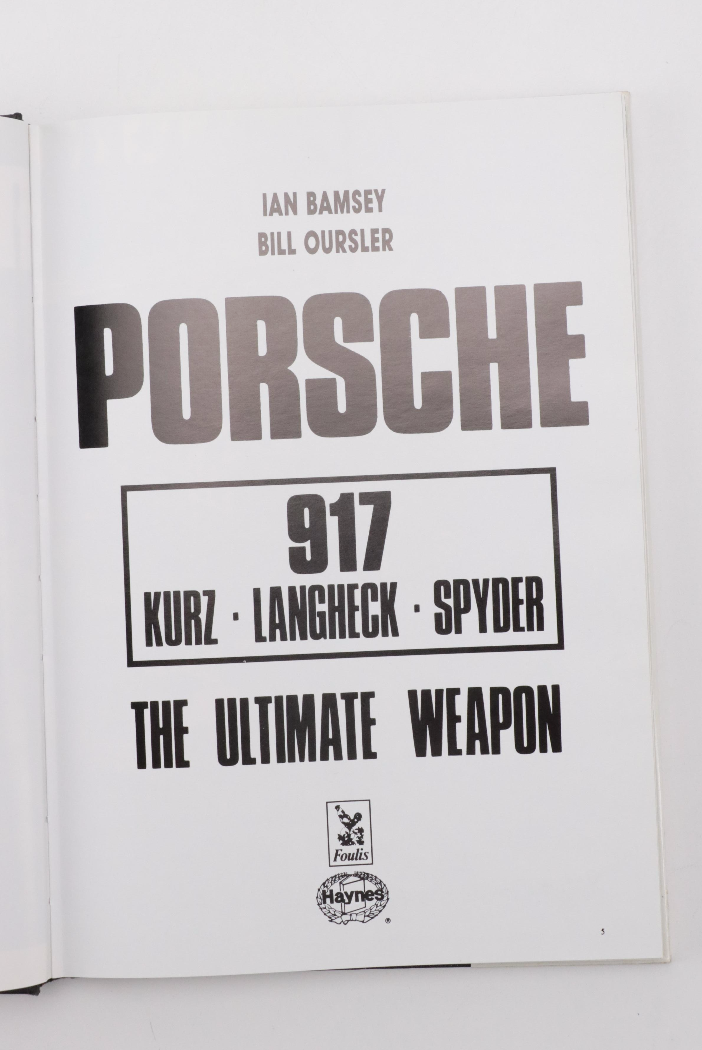 Brumm, Verem Diecast Ferrari, Eligor Porsche Racing Models, 917 Book and More