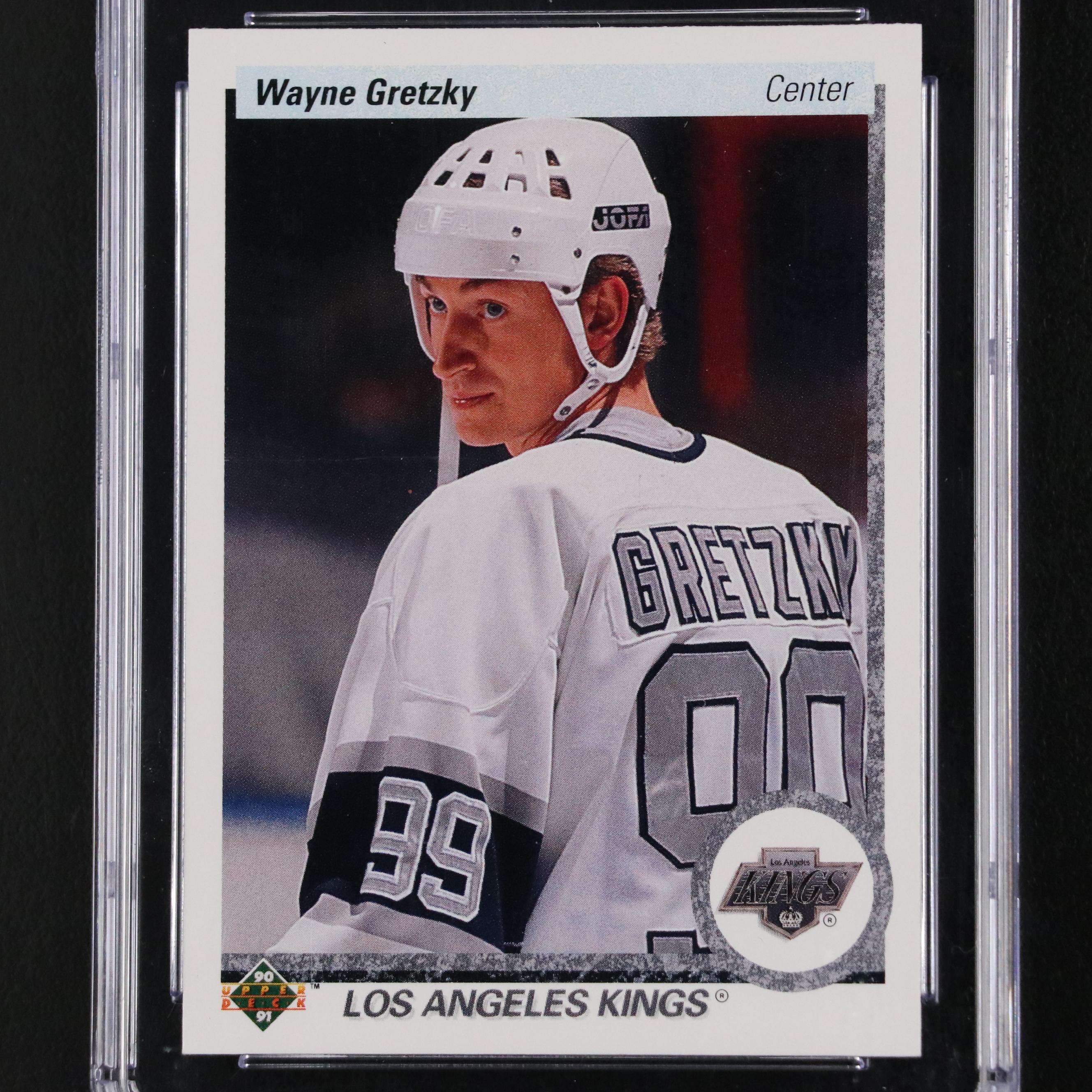 1990-91 Upper Deck Wayne Gretzky #54 Hockey Card Graded CSG 9 Mint