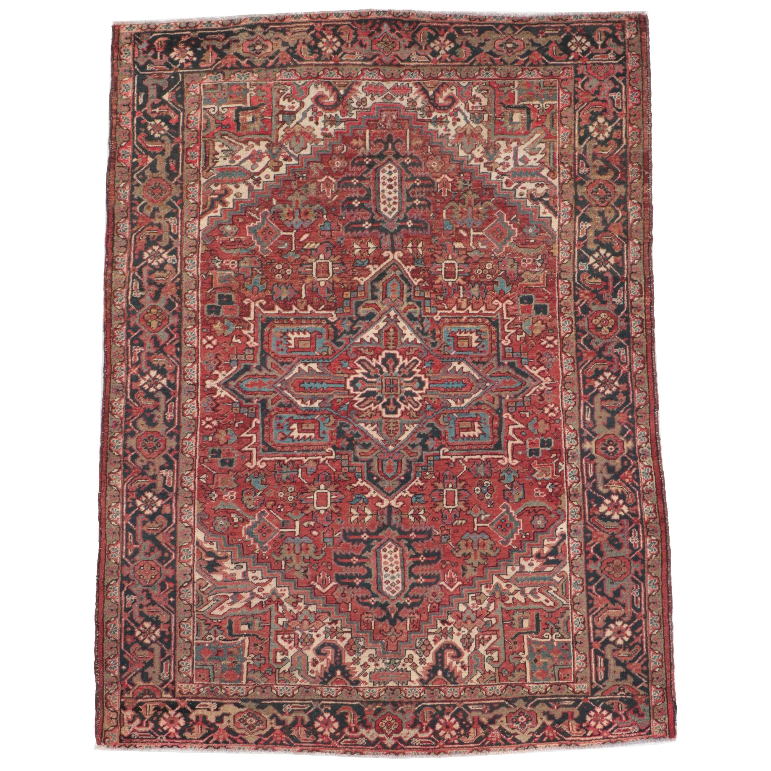7'9 x 10'3 Hand-Knotted Persian Bakhtiari Area Rug