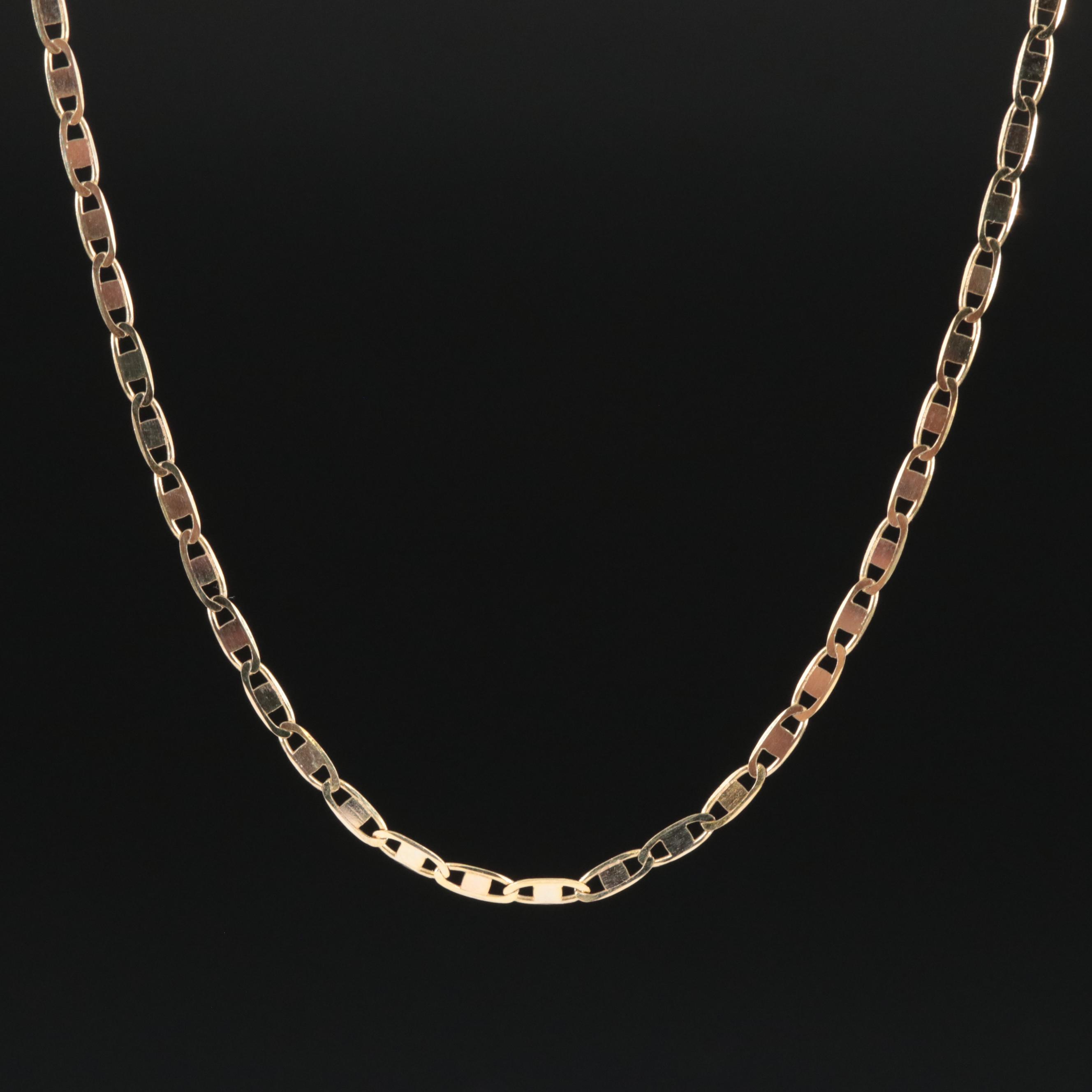 10K Mariner Link Necklace