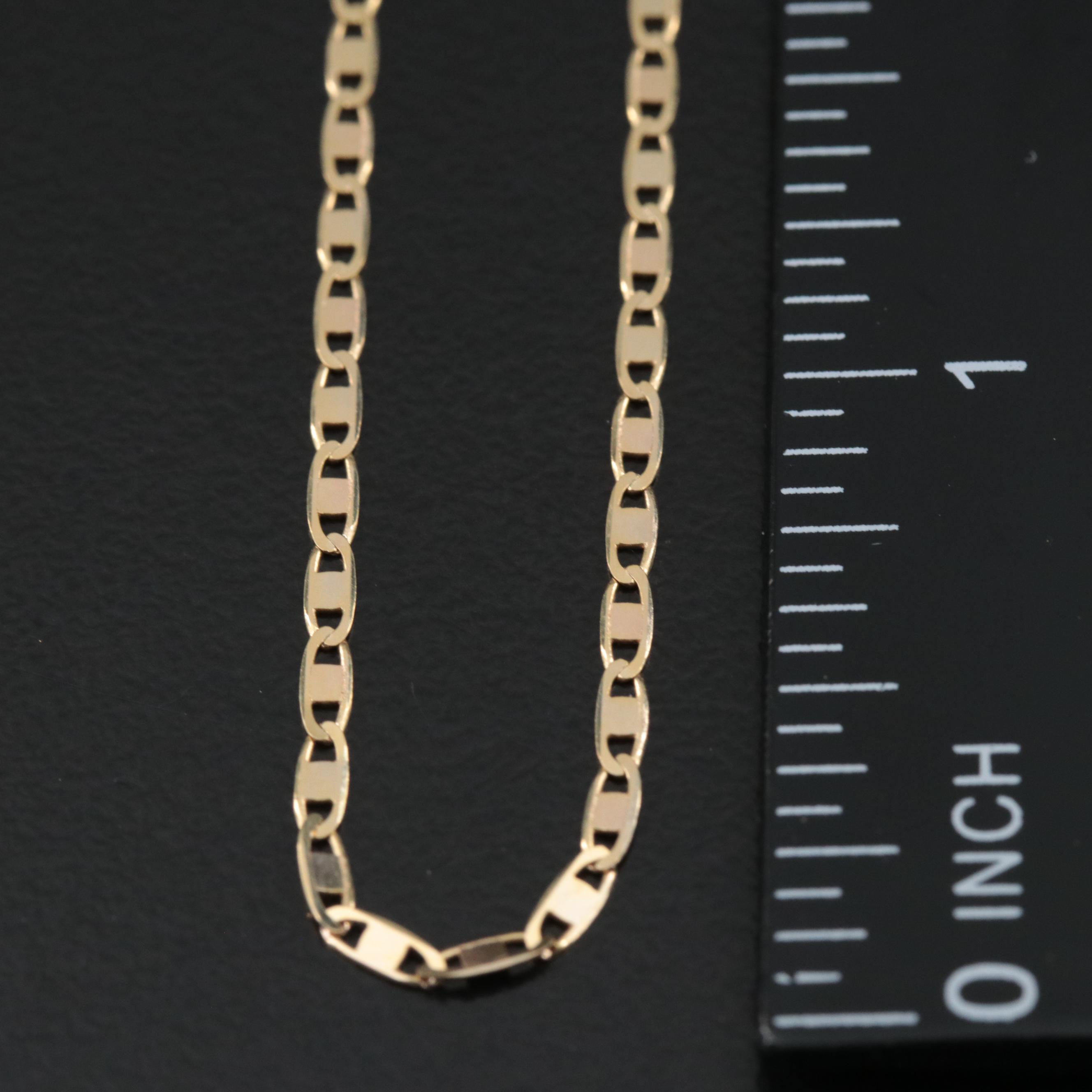 10K Mariner Link Necklace