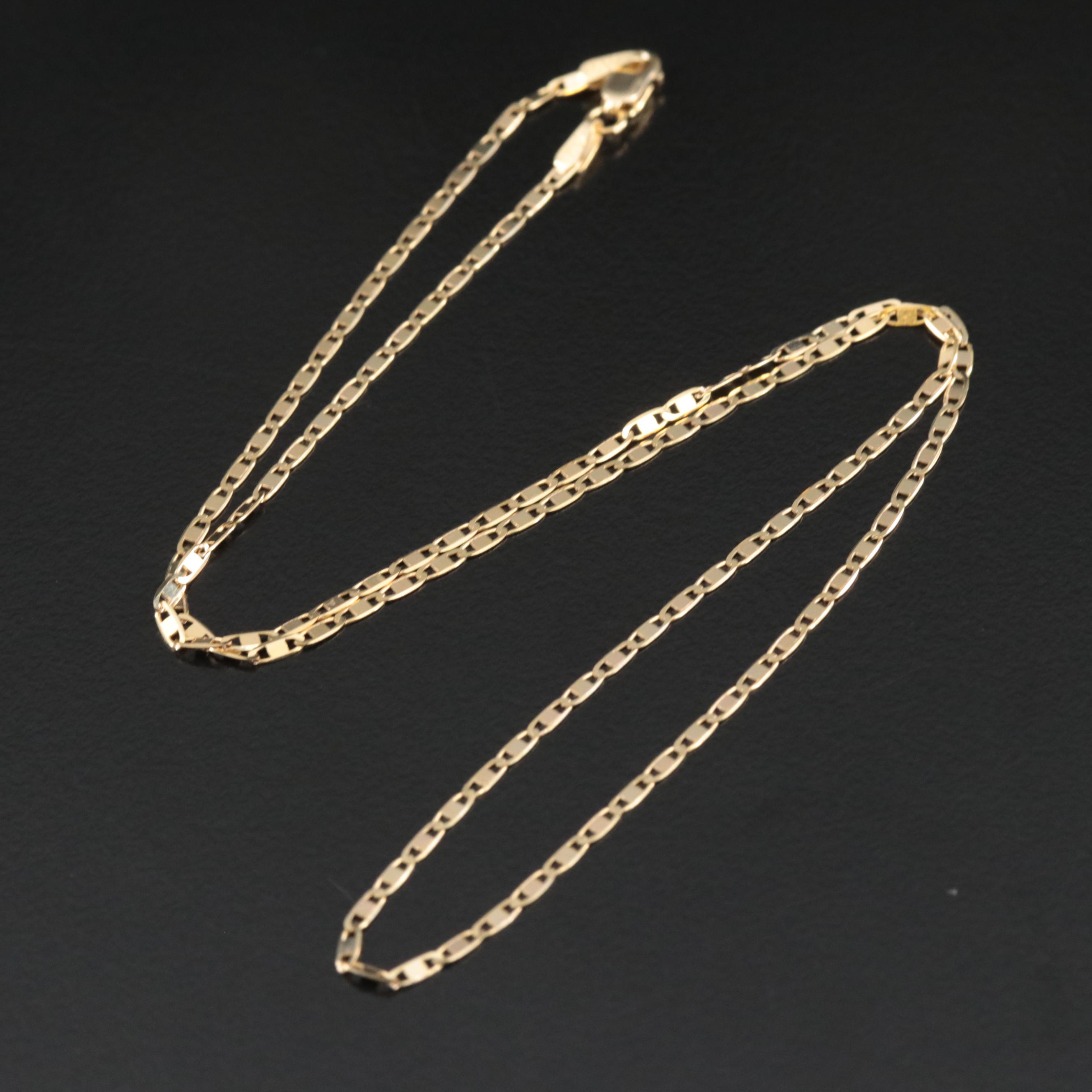 10K Mariner Link Necklace