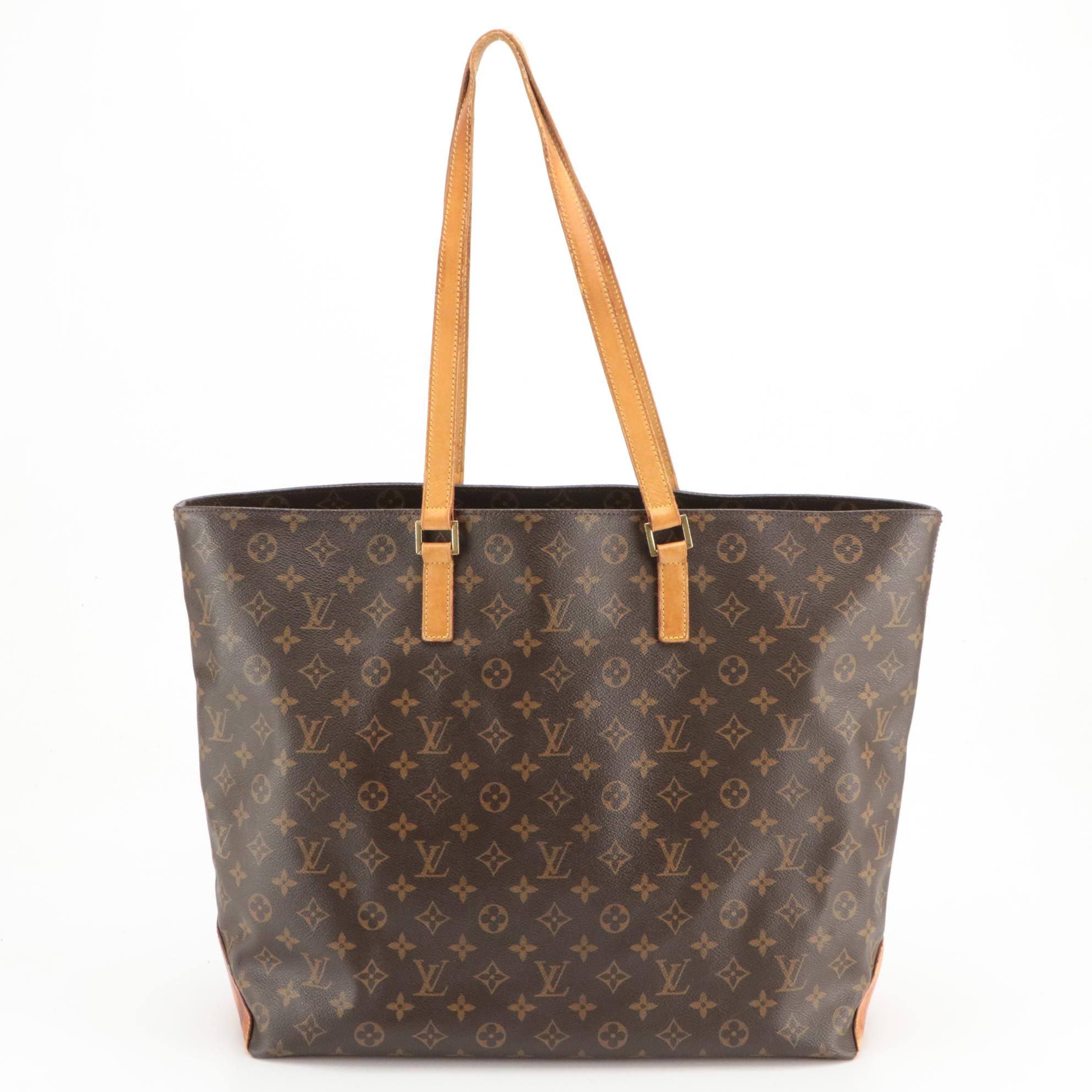 Louis Vuitton Cabas Alto Tote in Monogram Canvas and Vachetta Leather