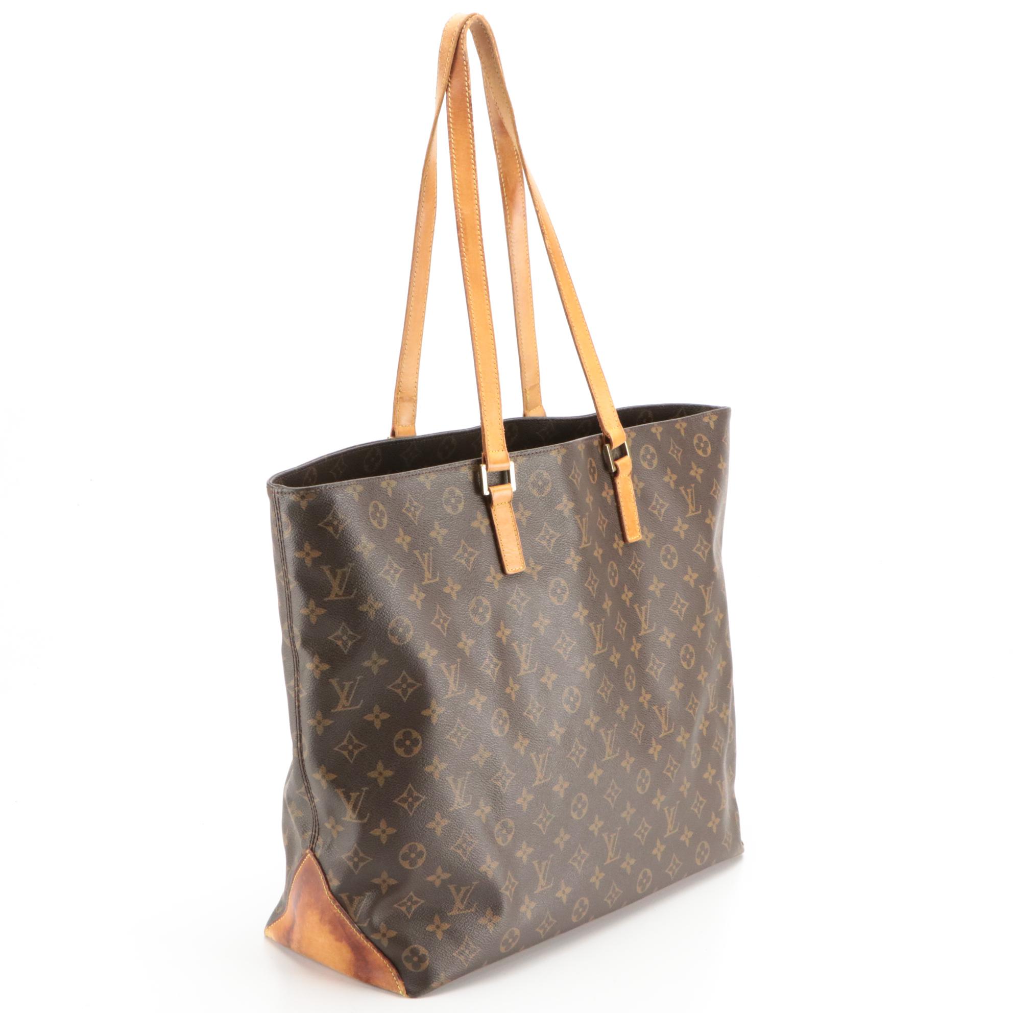 Louis Vuitton Cabas Alto Tote in Monogram Canvas and Vachetta Leather
