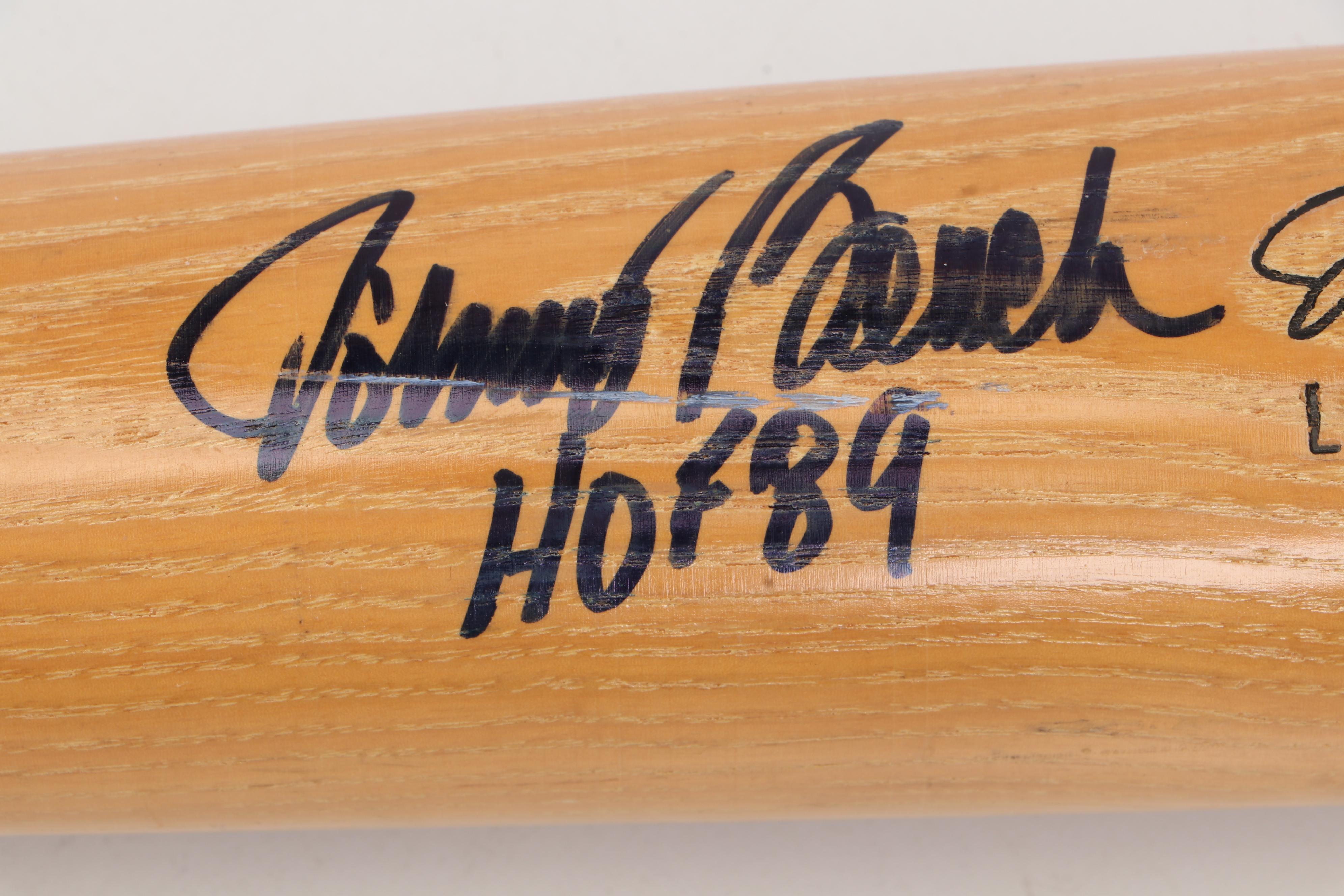 Johnny Bench Signed "HOF 89" Louisville Slugger Baseball Bat
