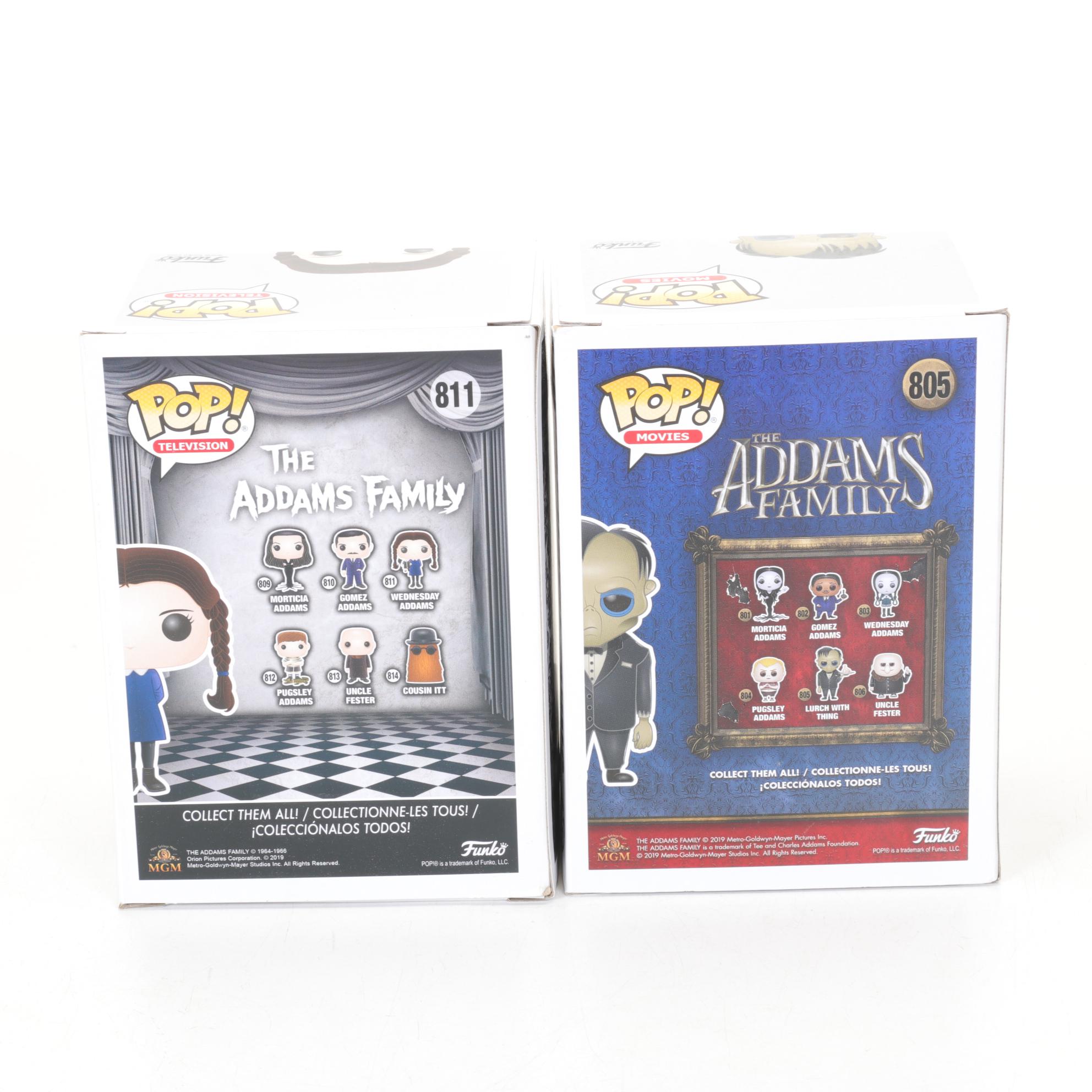 The Addams Family Vinyl Funko Pop! Collection with Trading Cards
