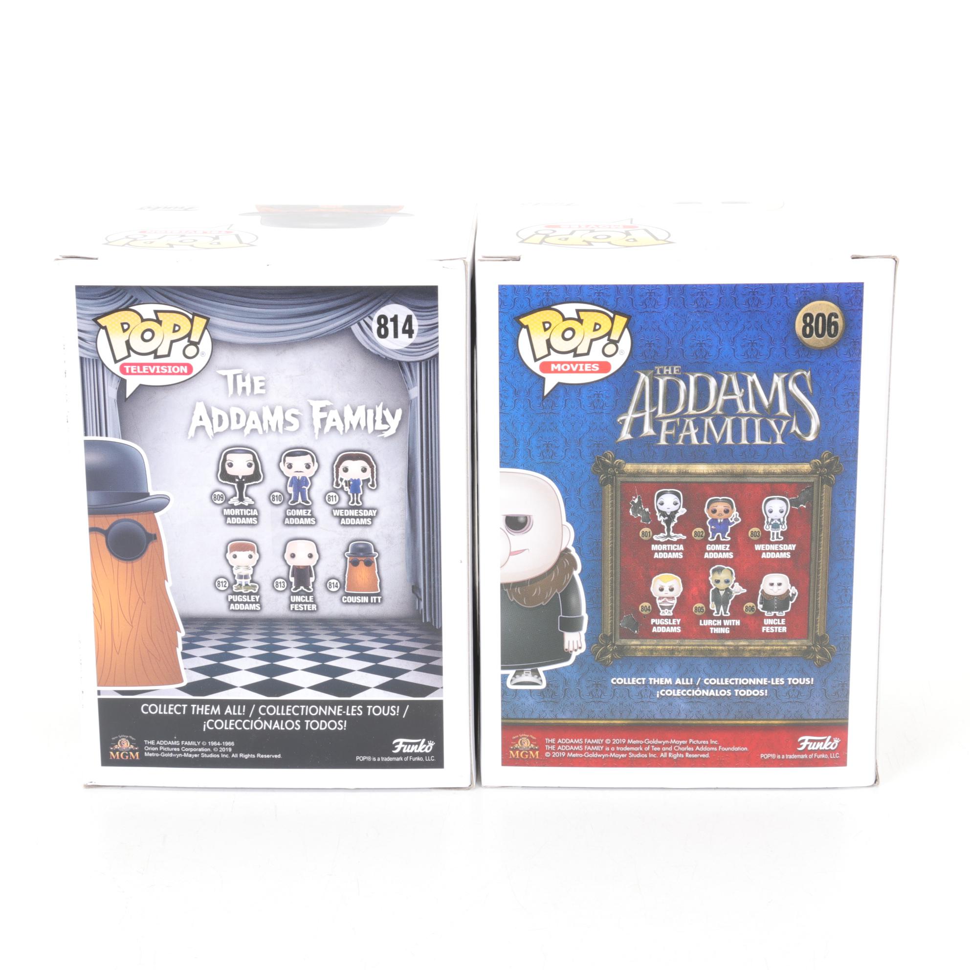 The Addams Family Vinyl Funko Pop! Collection with Trading Cards