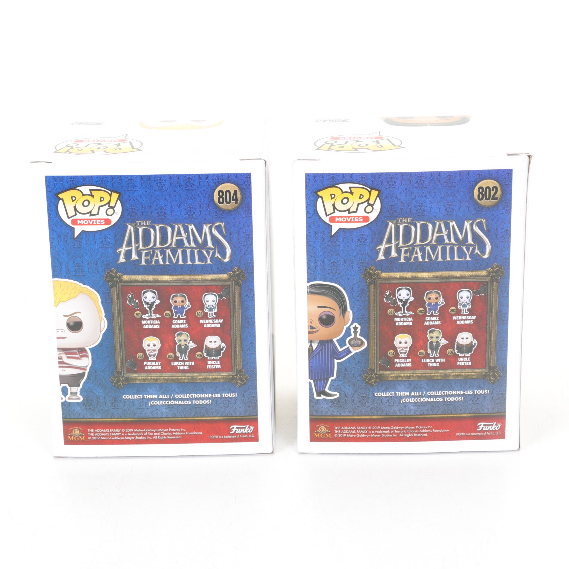 The Addams Family Vinyl Funko Pop! Collection with Trading Cards