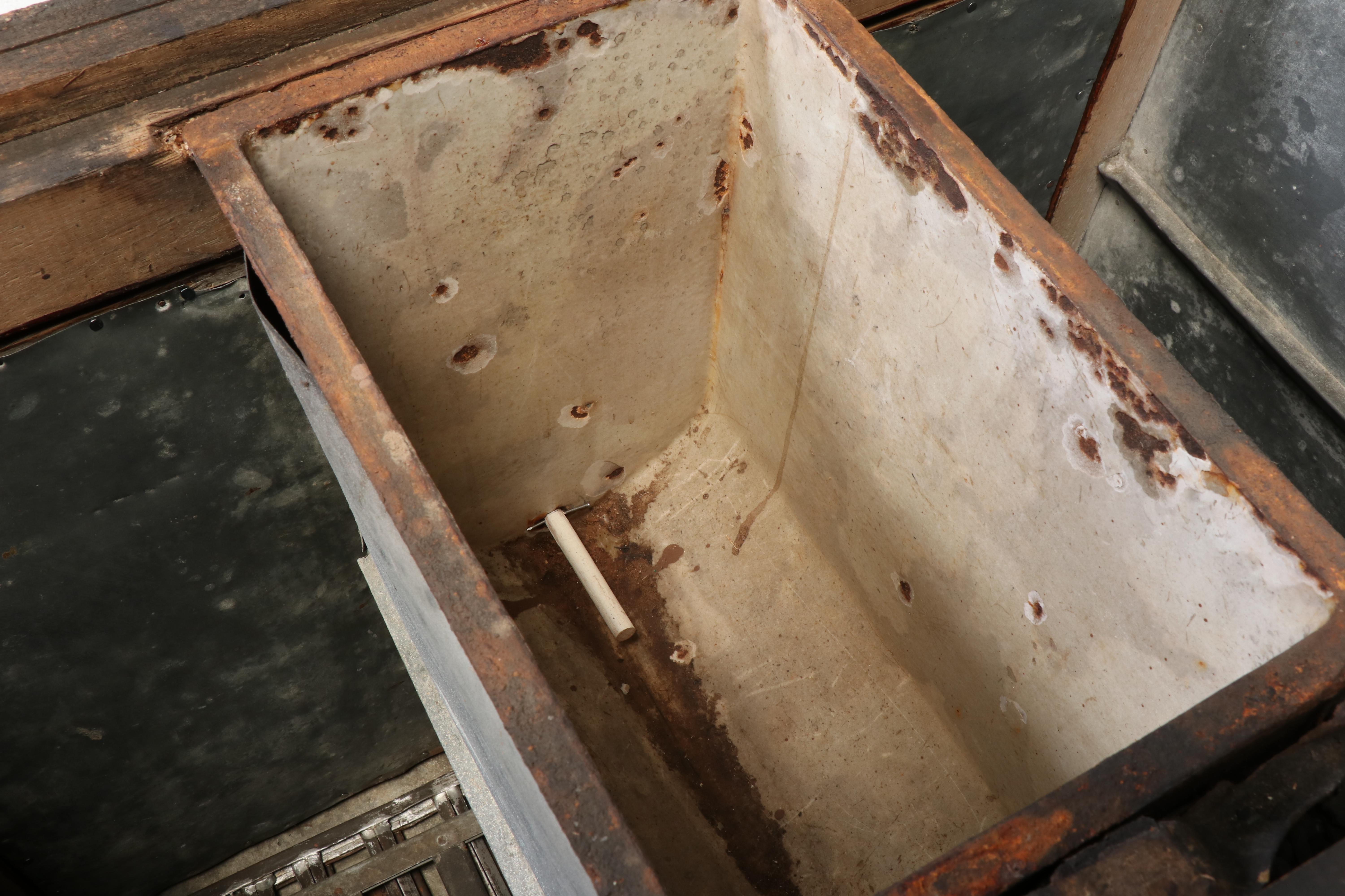 C. Noelling Carved Oak Icebox Chest with Metal Lining, 1900s