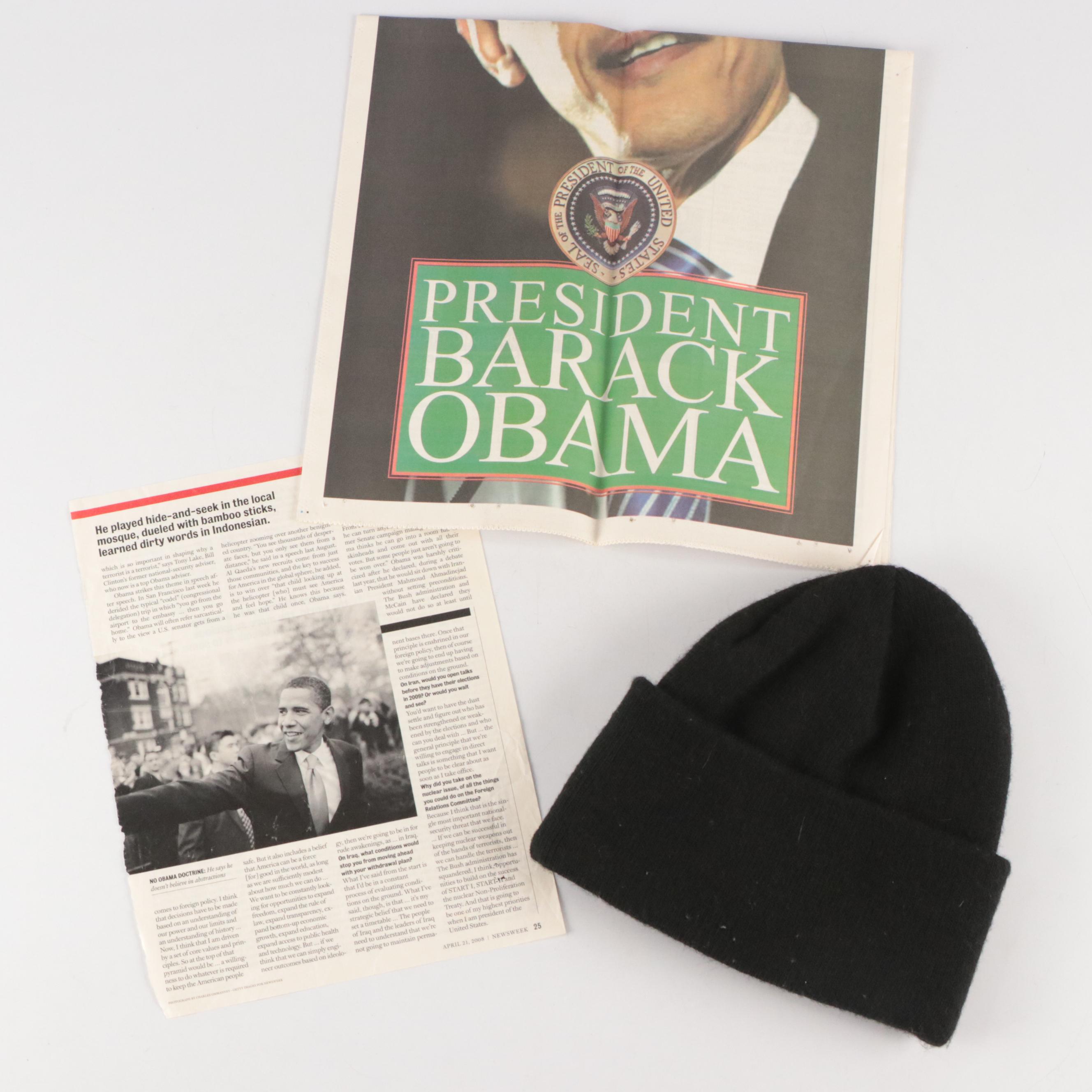 Japanese Barack Obama Posters, Signed Bill Clinton Note and More