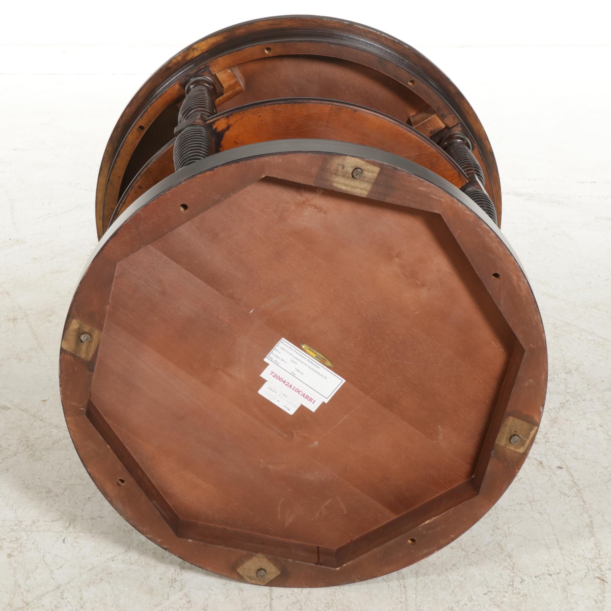 Henredon Furniture Industries Three-Tiered Wooden End Table