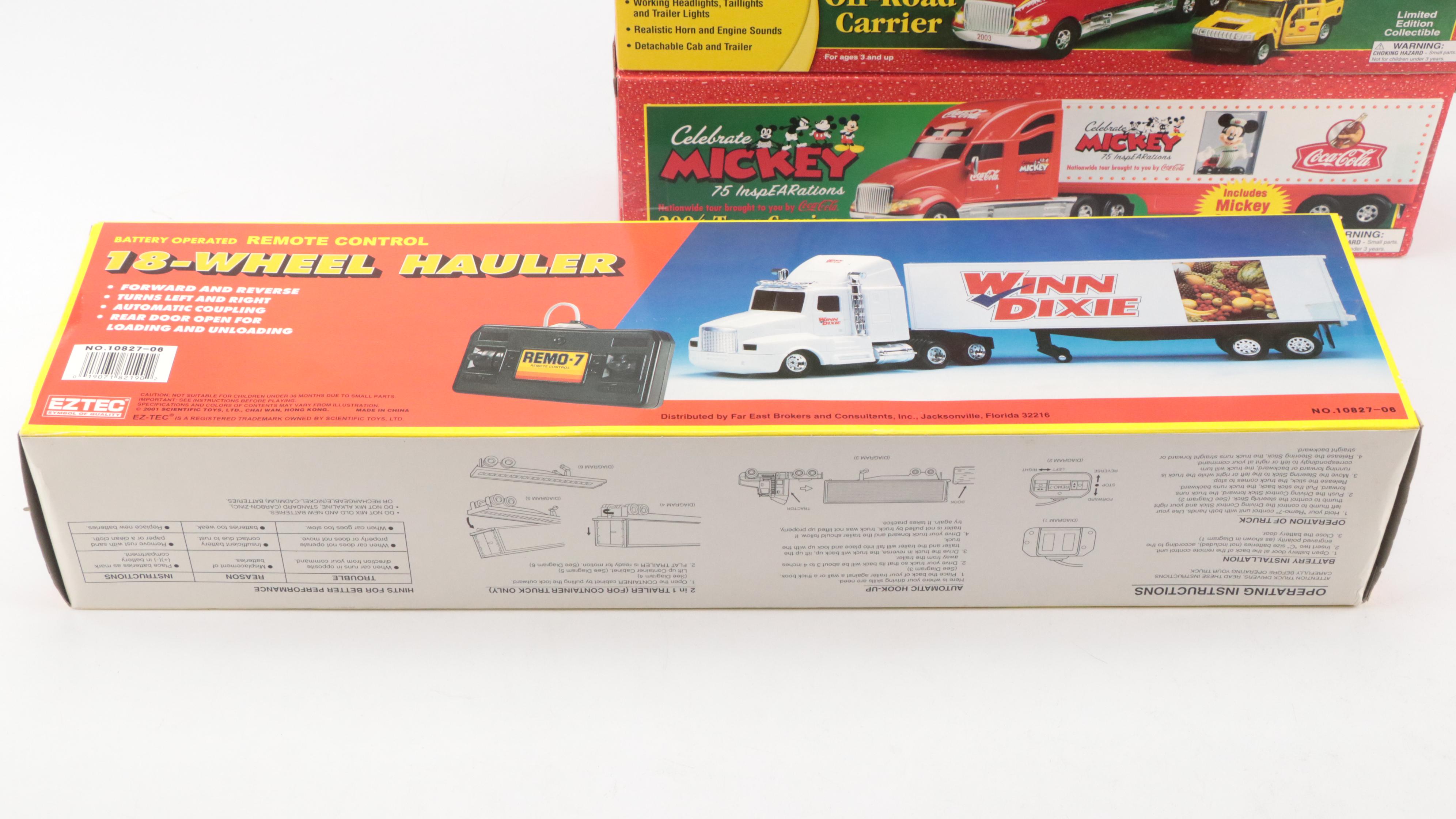 Coca-Cola "2001 Holiday Dual Classic Carrier" and More Toy Cars