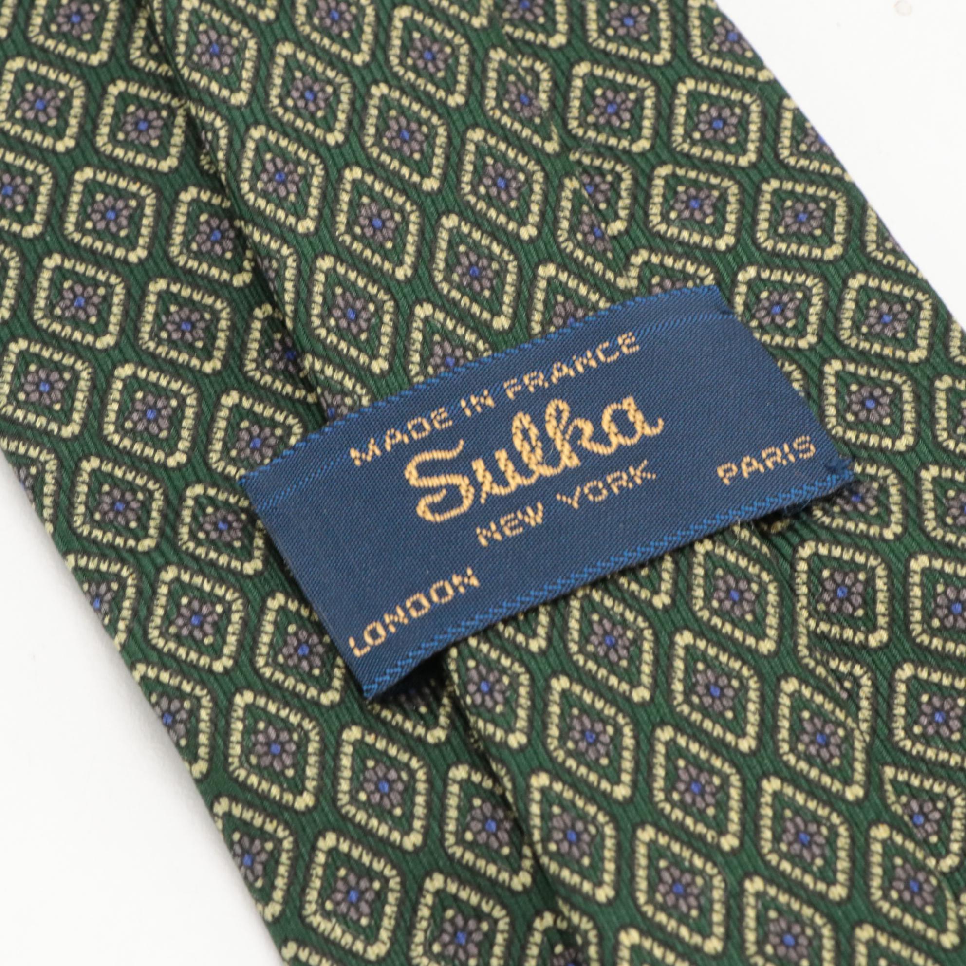 Hickey Freeman, Romario Manzini, Jhane Barnes, Sulka, and Jim Henry Neckties