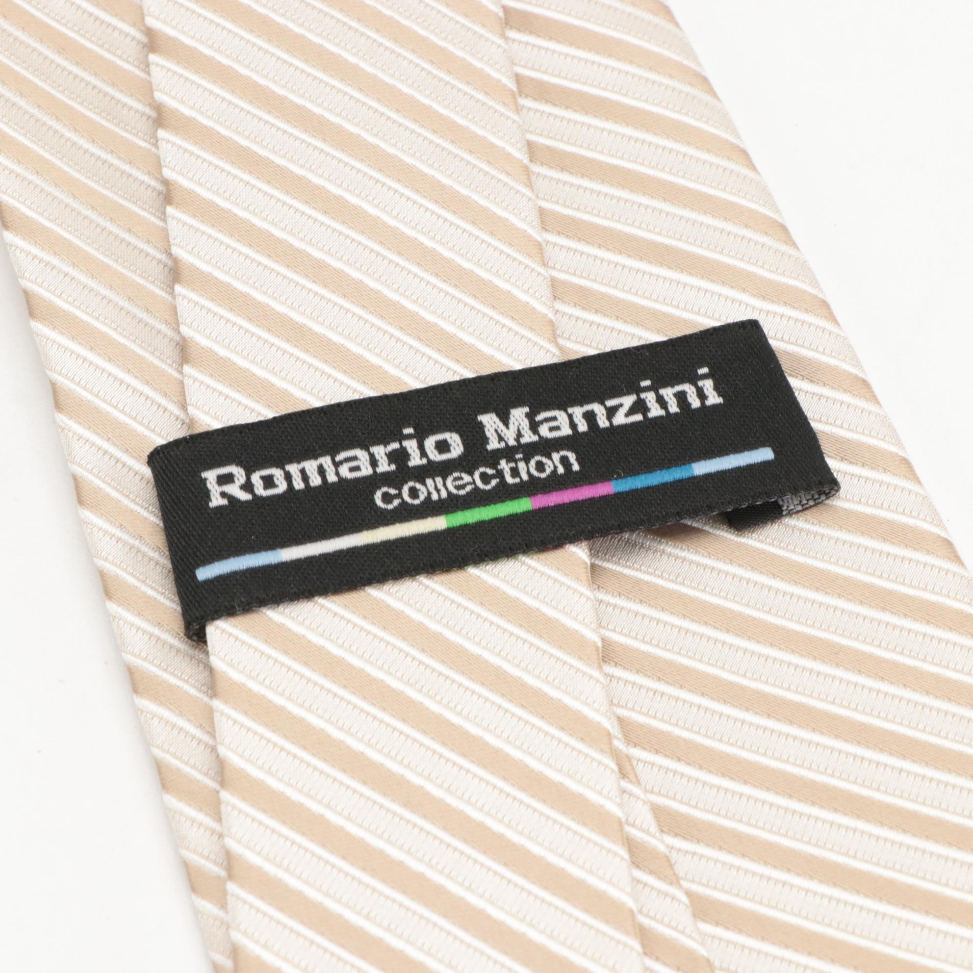 Hickey Freeman, Romario Manzini, Jhane Barnes, Sulka, and Jim Henry Neckties