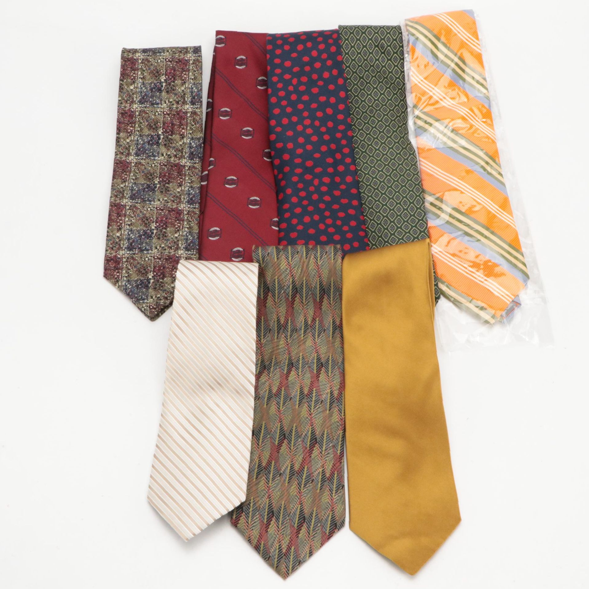 Hickey Freeman, Romario Manzini, Jhane Barnes, Sulka, and Jim Henry Neckties