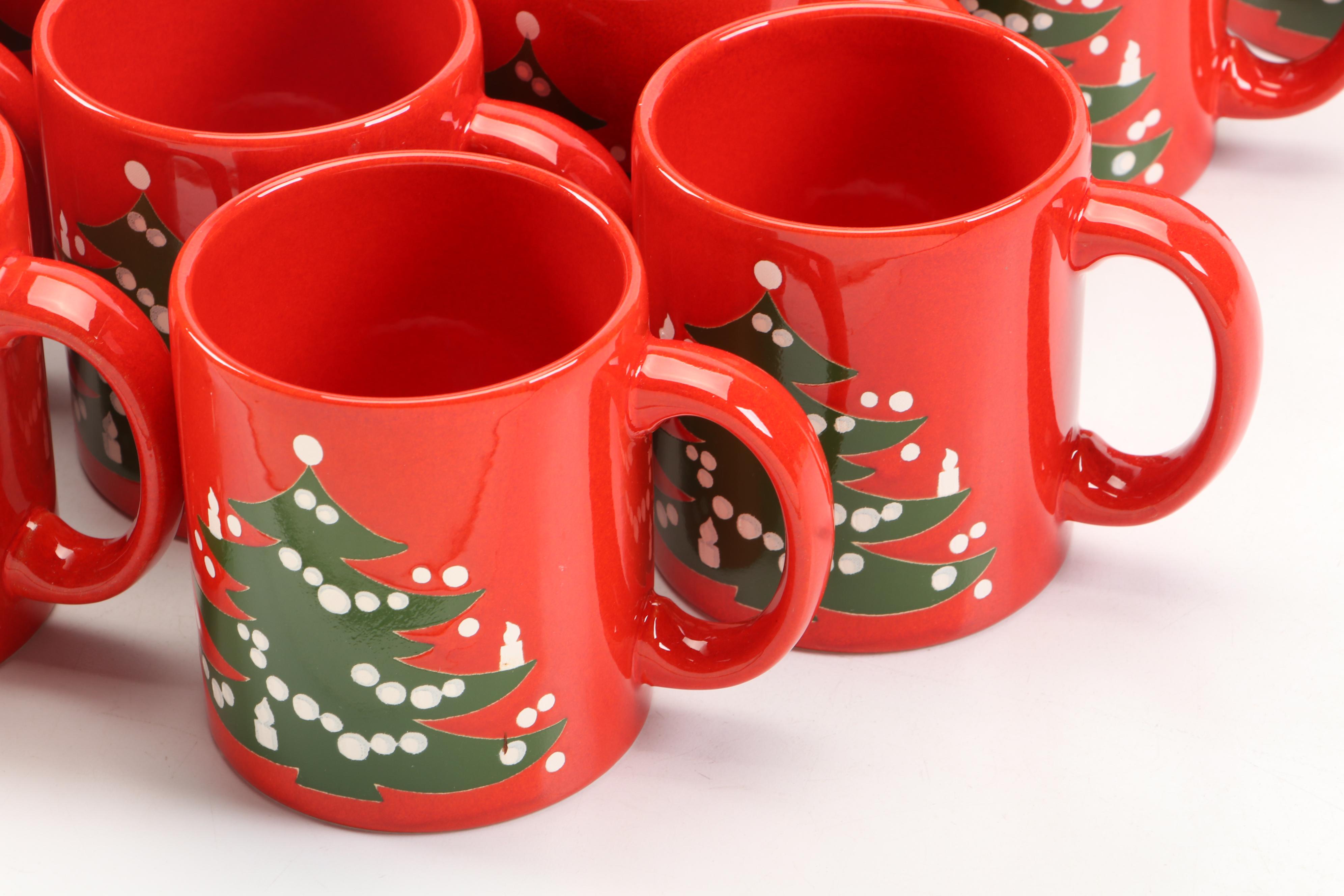 Waechtersbach "Christmas Tree" Ceramic Dinnerware, 1982–1990