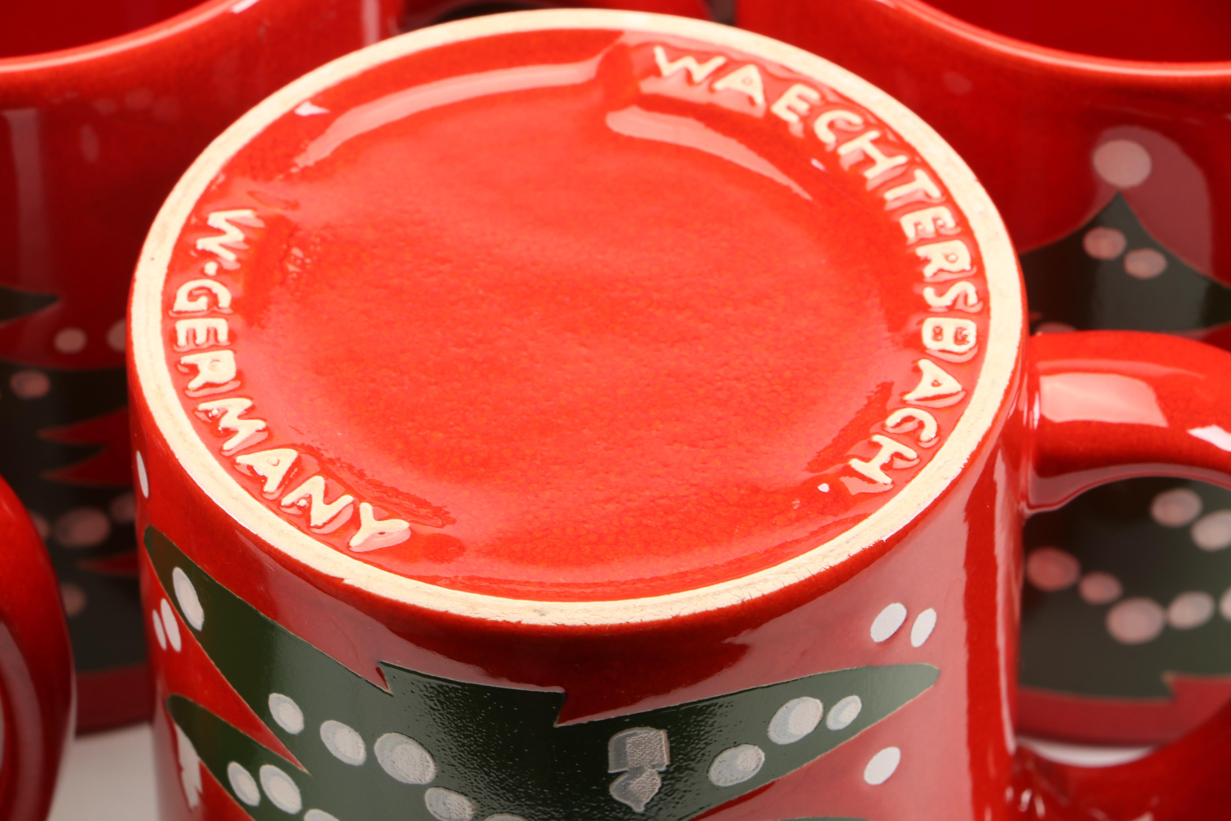 Waechtersbach "Christmas Tree" Ceramic Dinnerware, 1982–1990