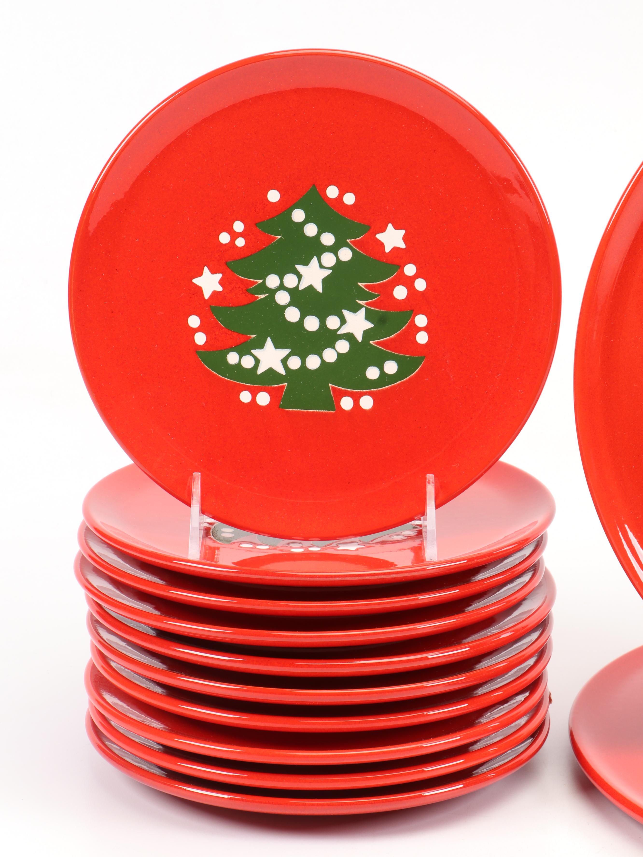 Waechtersbach "Christmas Tree" Ceramic Dinnerware, 1982–1990