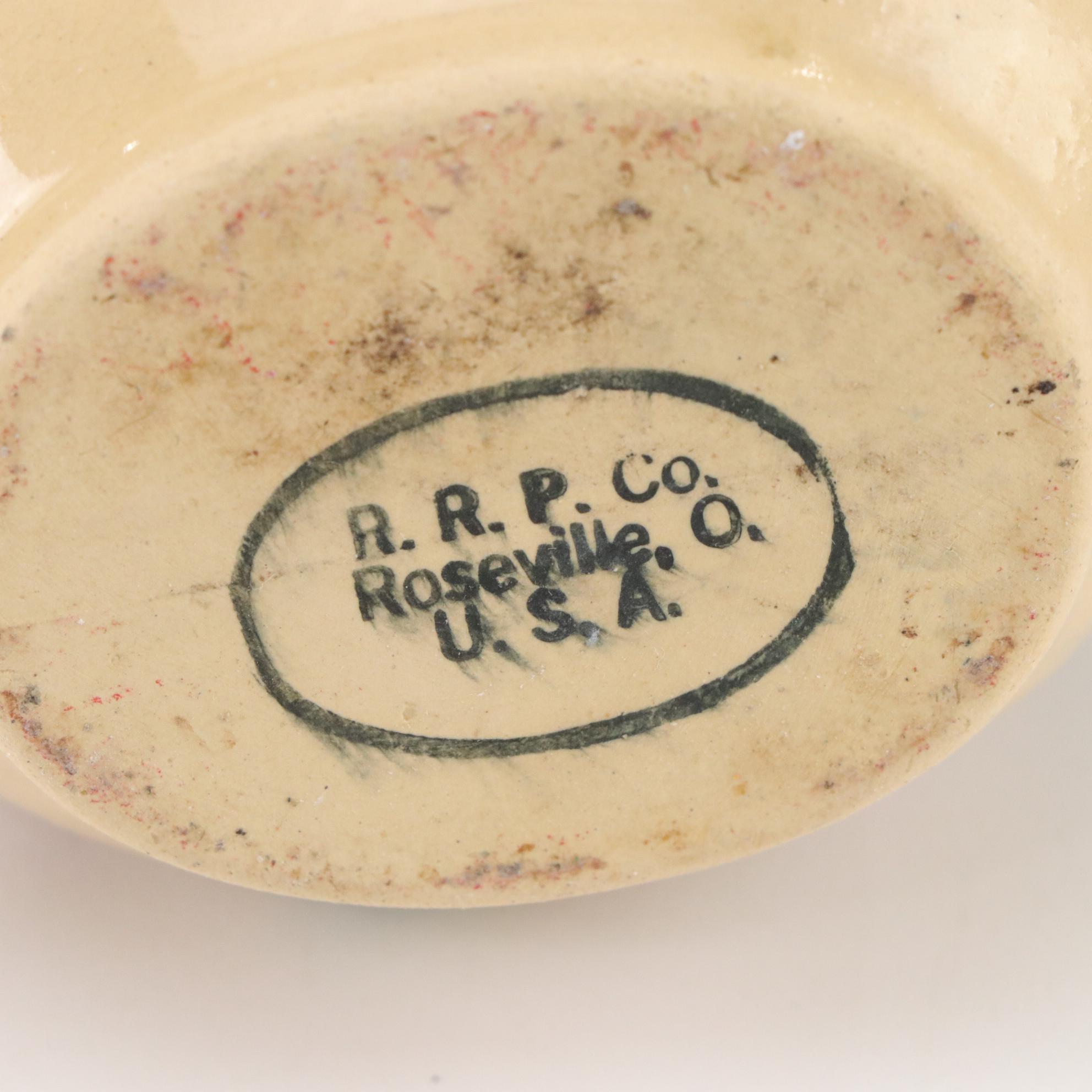 Pair Of Oil Hurricane Lamps with Roseville Creamer