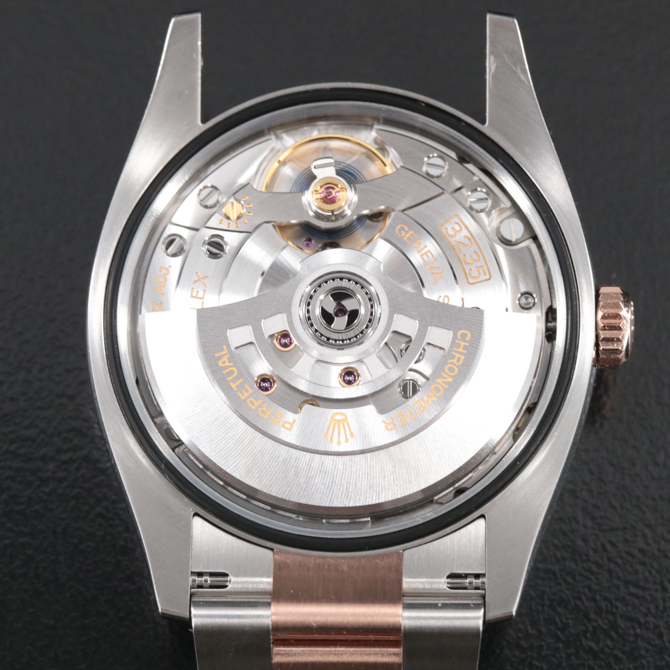 Rolex 18K Everose and Steelinox Factory 1.58 CTW Diamond Datejust Watch