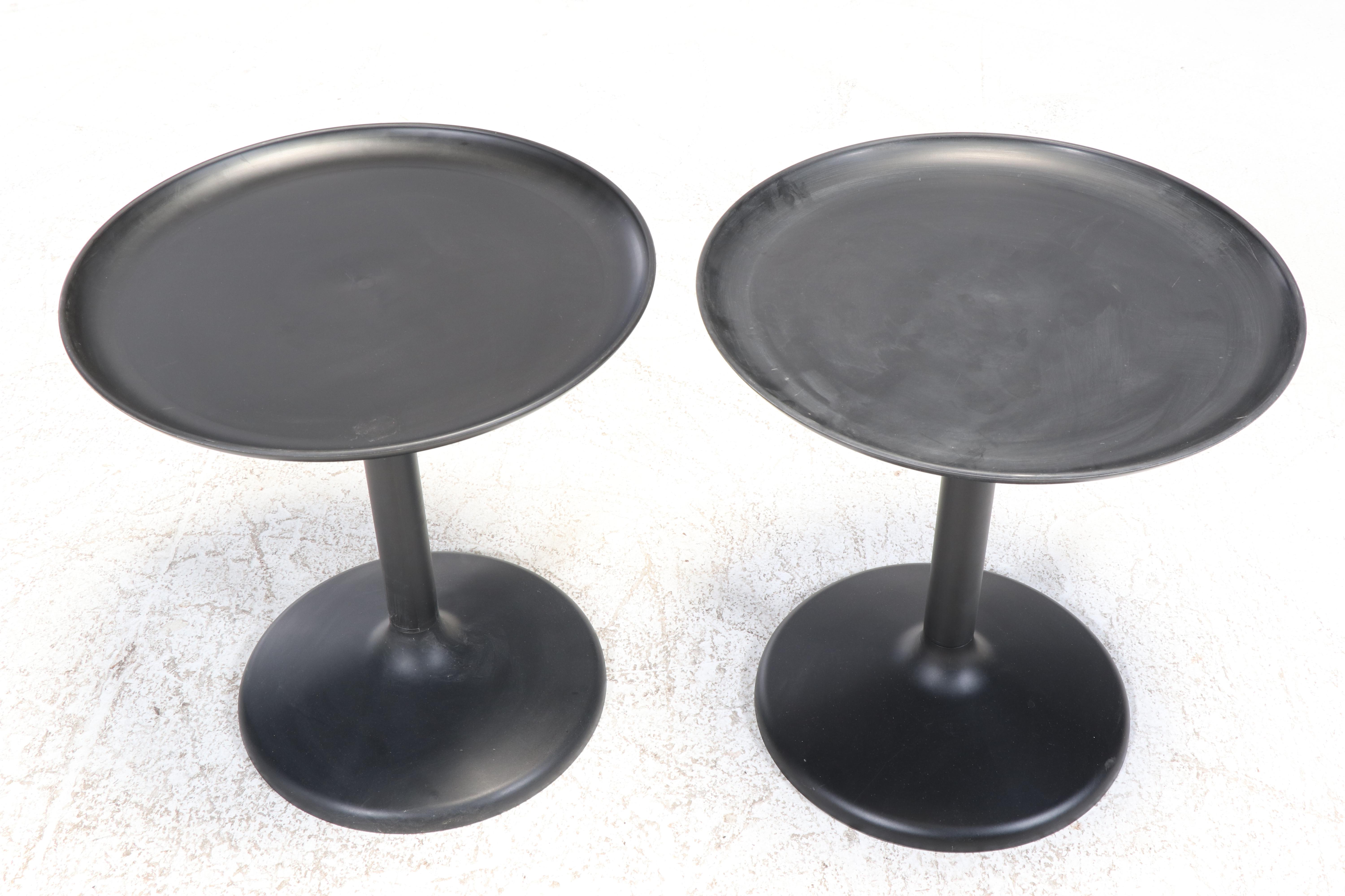 Pair of Thomas Sandell for IKEA "PS Sandskär" Swivel Tray-Top Side Tables