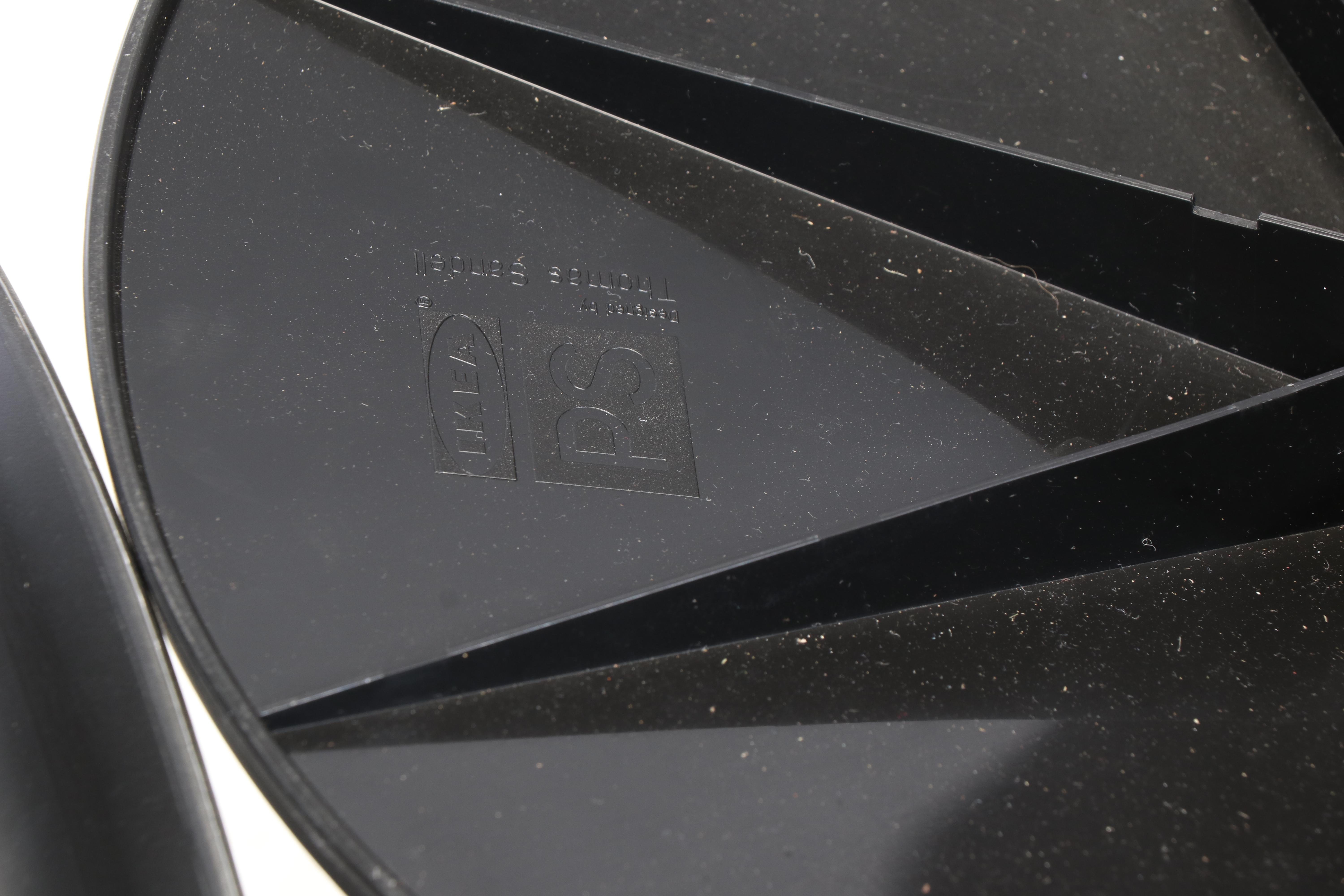 Pair of Thomas Sandell for IKEA "PS Sandskär" Swivel Tray-Top Side Tables